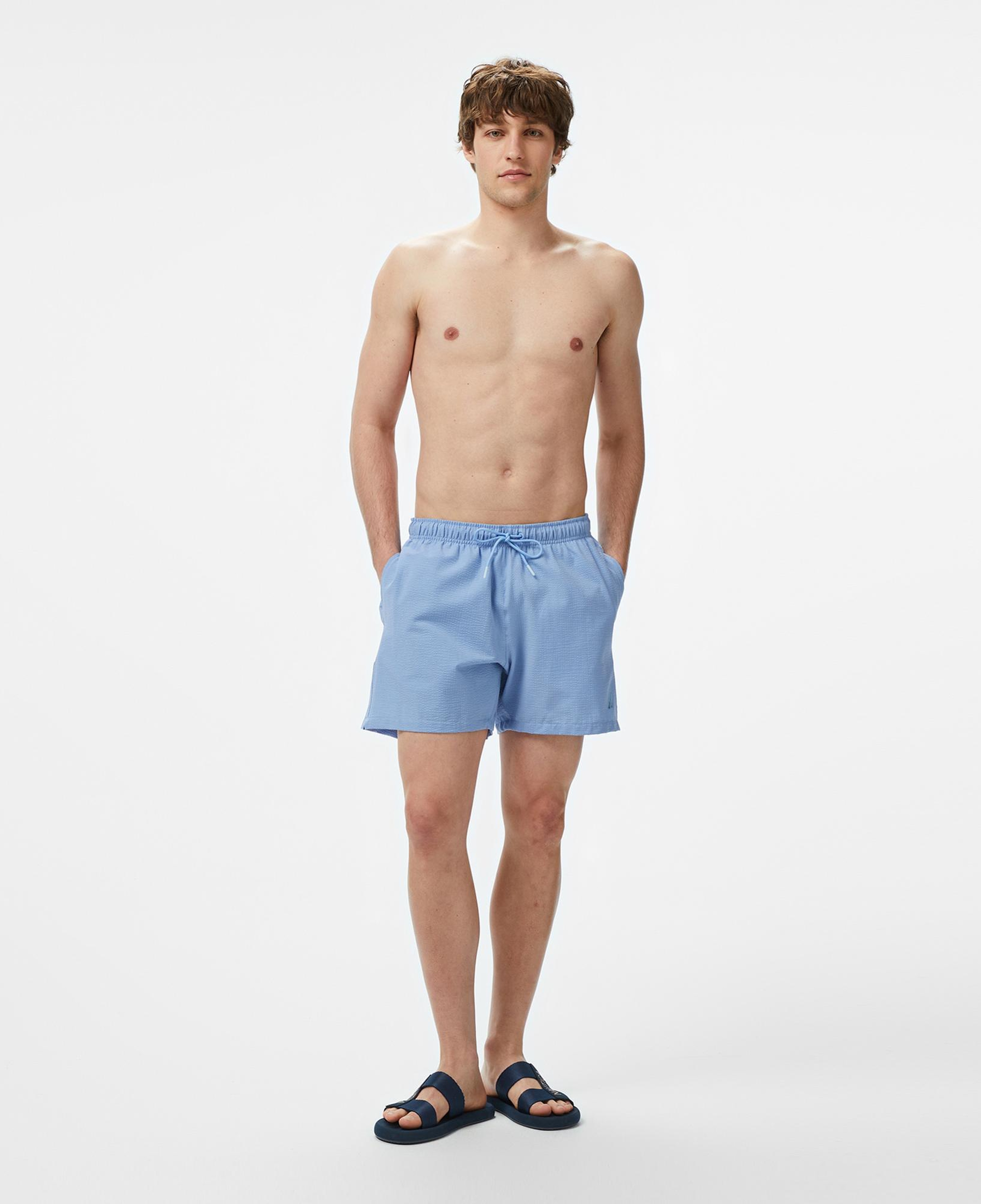 Nautica Erkek Mavi Regular Fit Deniz Şortu