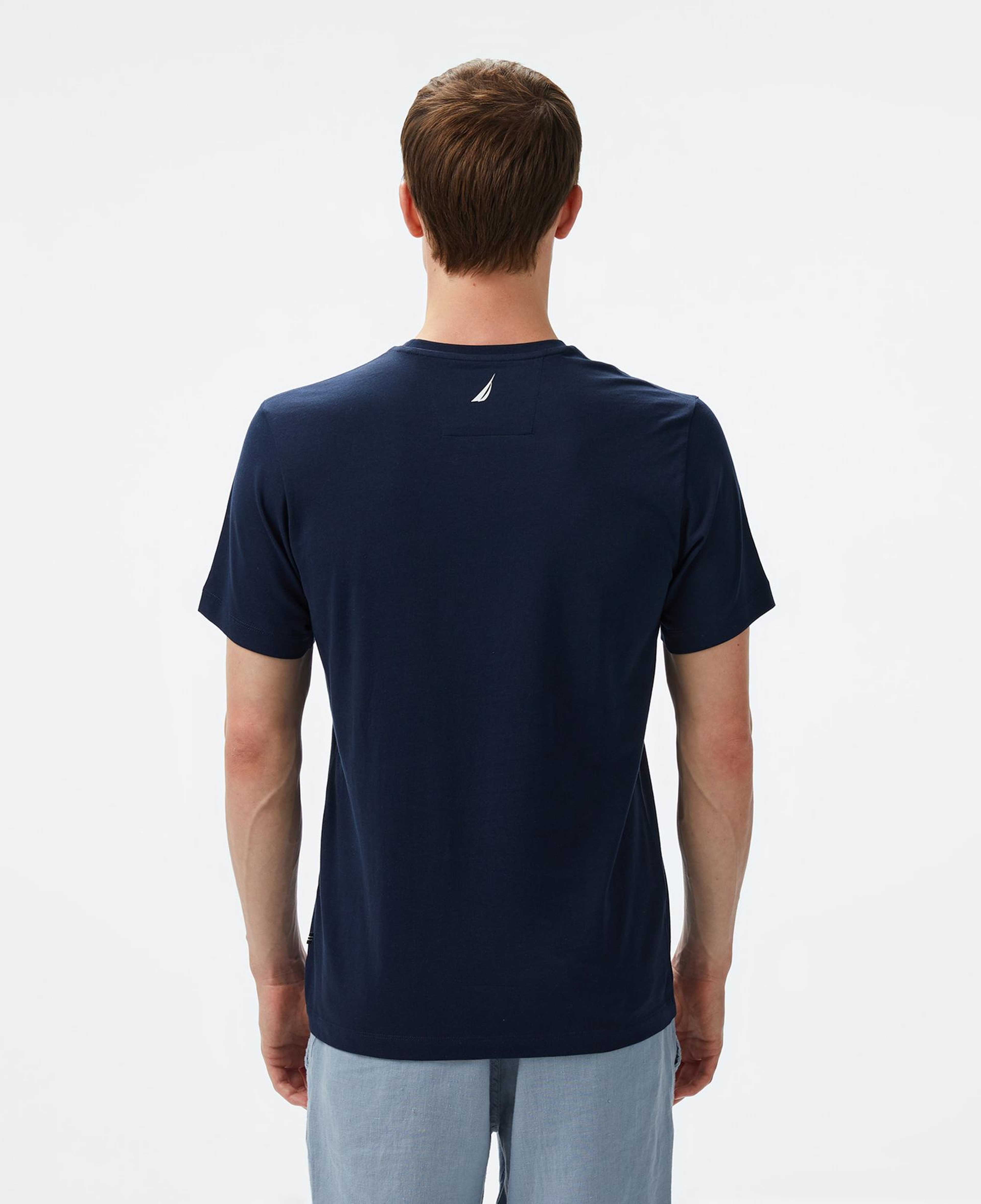 Nautica Erkek Lacivert Regular Fit T-Shirt