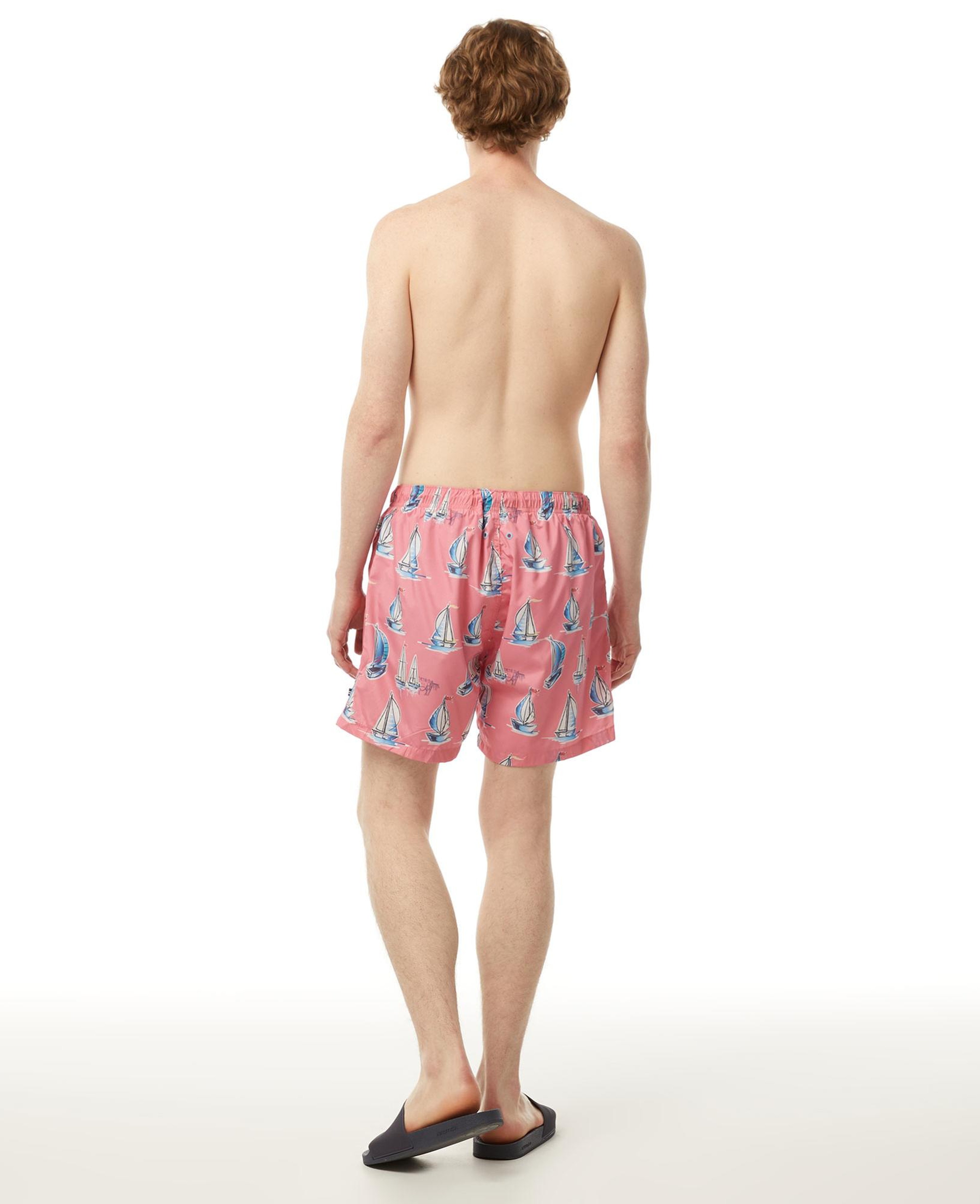 Nautica Erkek Pembe Standart Fit Deniz Şortu