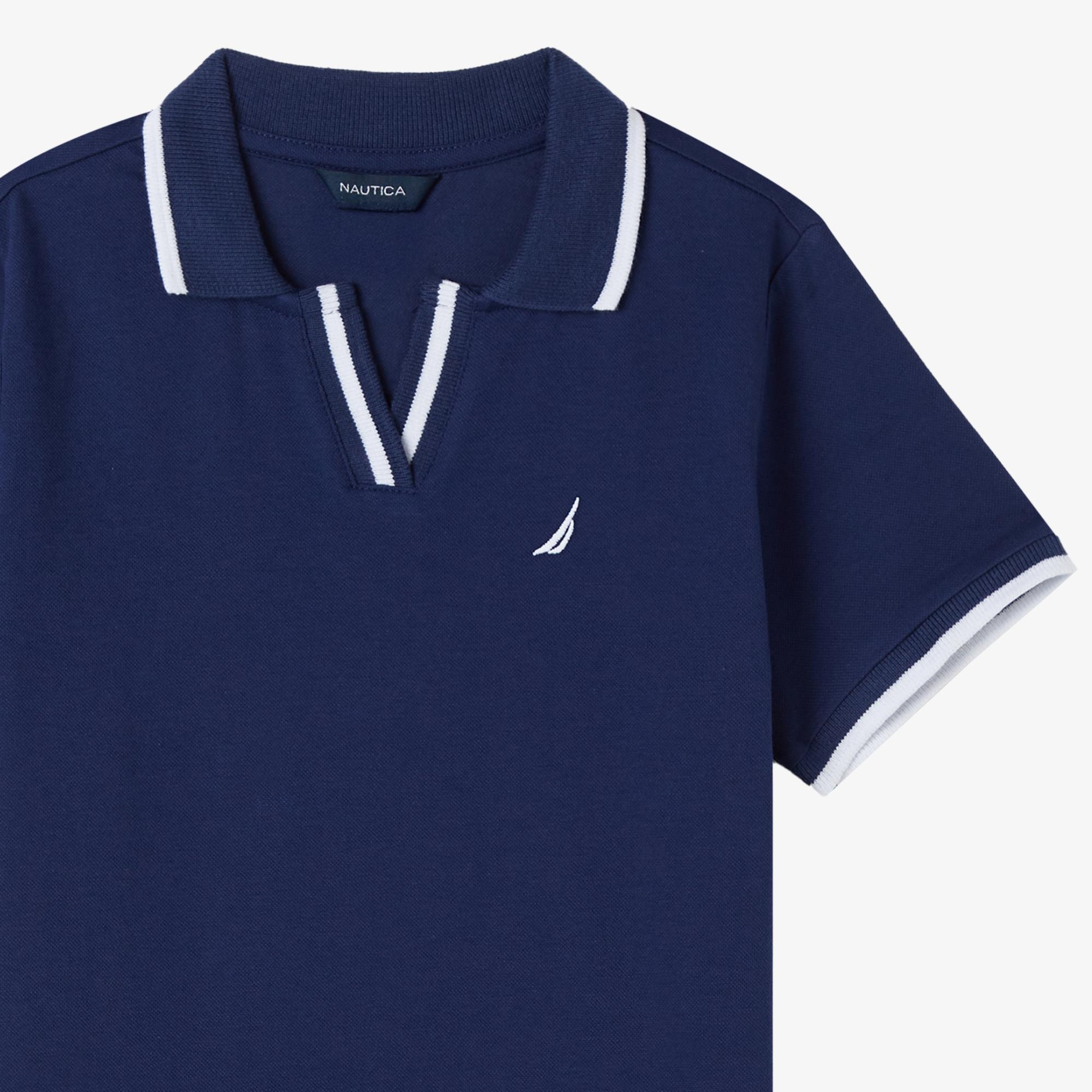 Nautica Kız Çocuk Lacivert Standart Fit Elbise