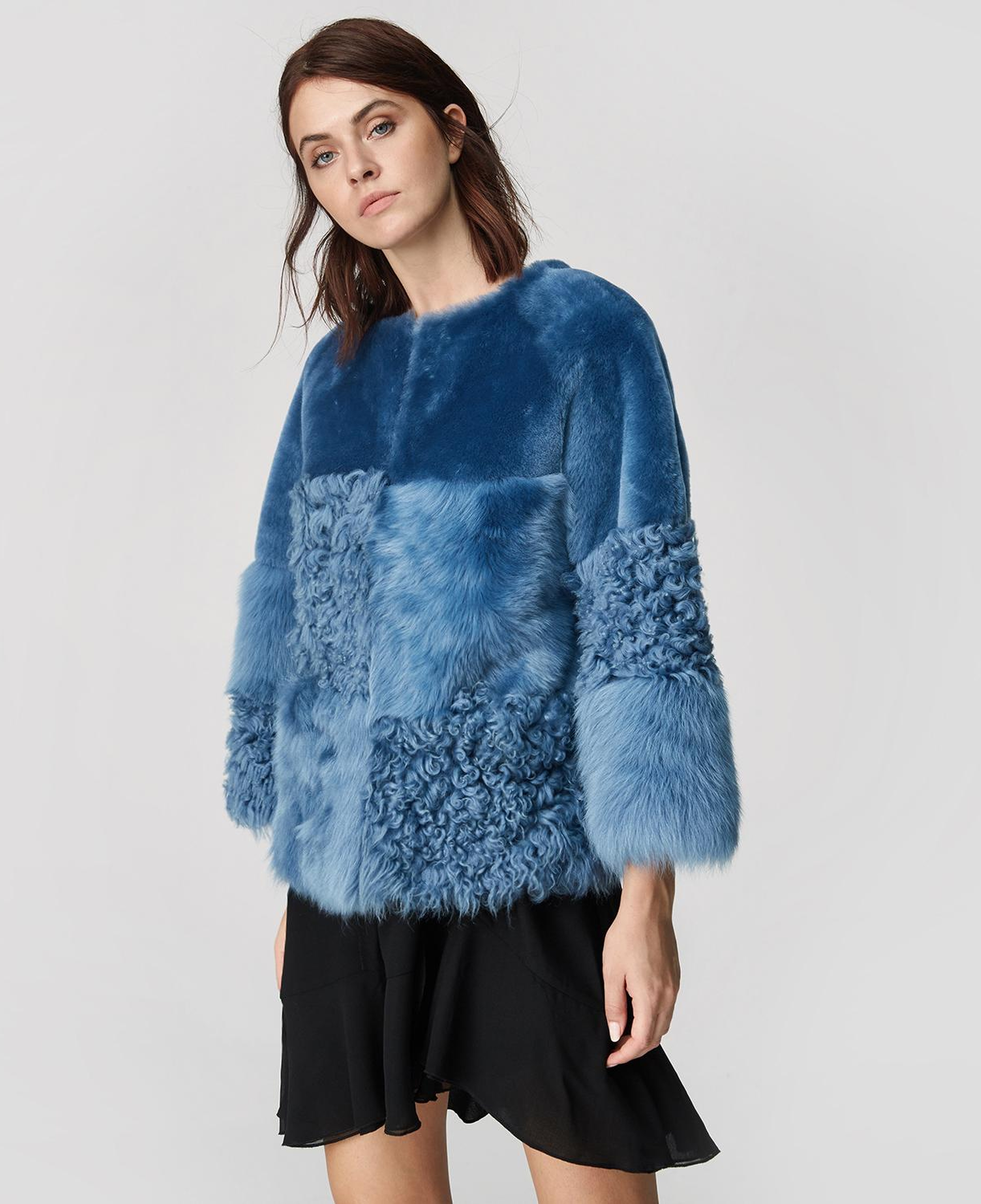 Mavi Enriqua Kadın Kürk Mont
