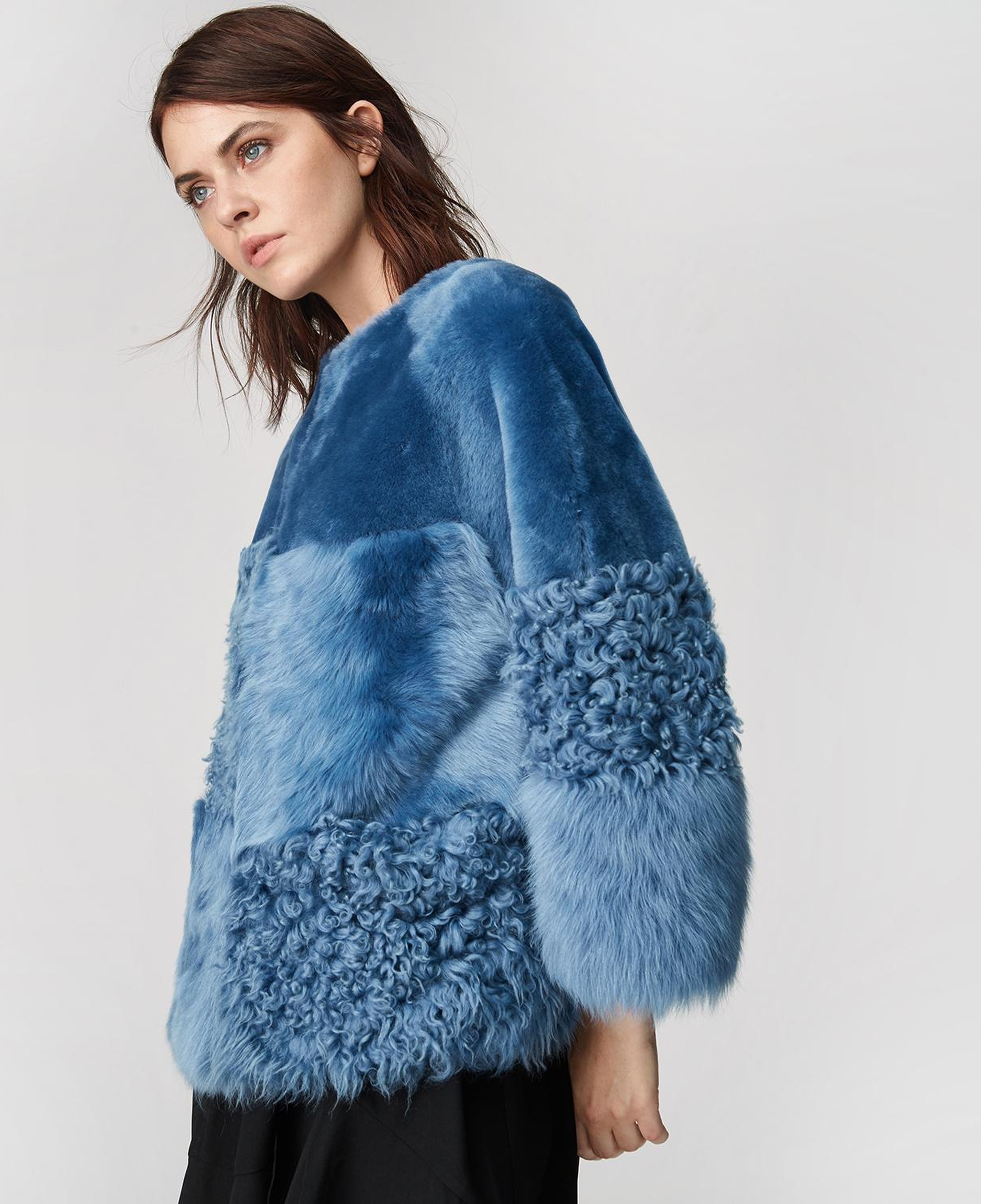 Mavi Enriqua Kadın Kürk Mont