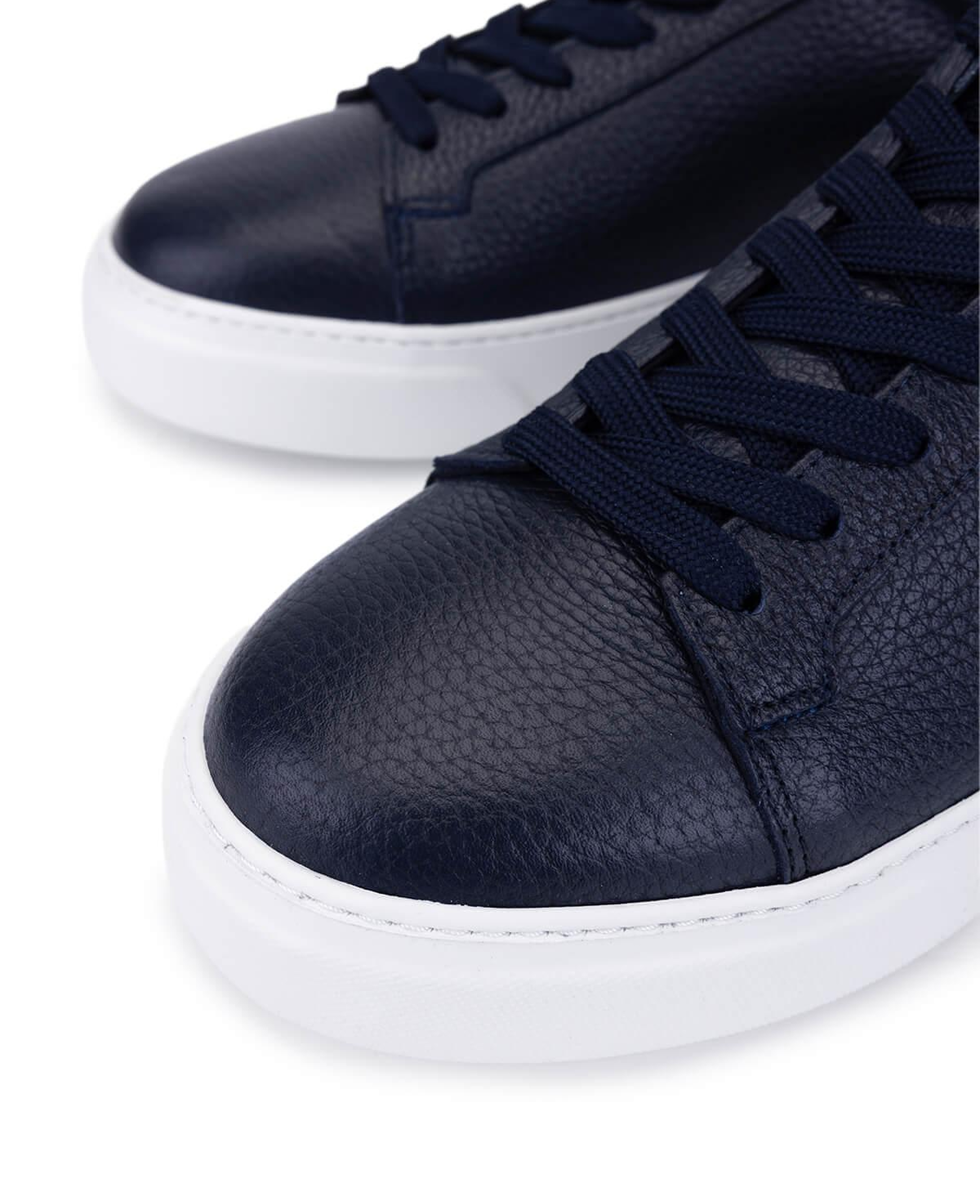 Tamer Tanca Erkek Hakiki Deri Lacivert Sneakers & Spor Ayakkabı