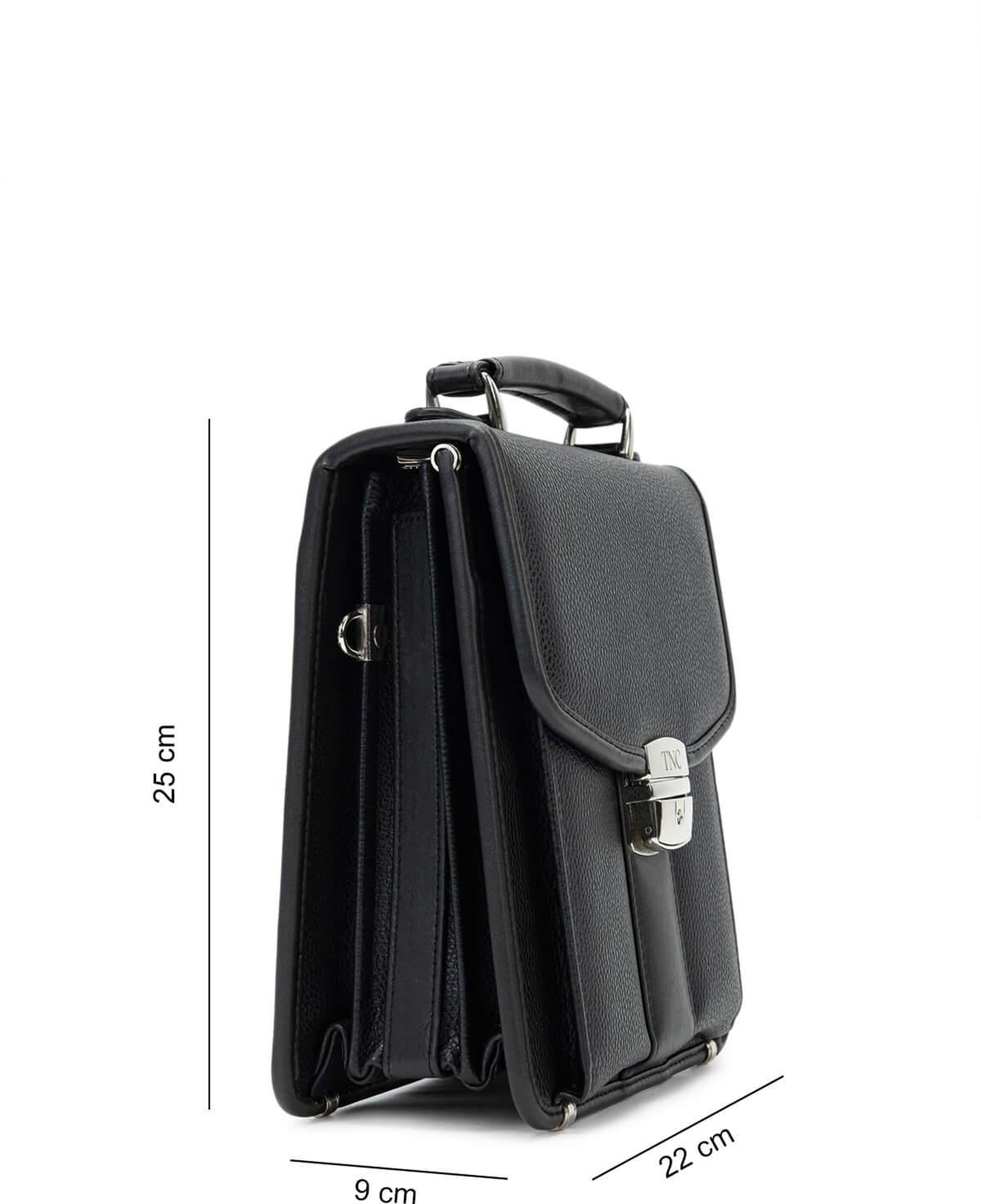 Tamer Tanca Erkek Vegan Siyah El Çantası