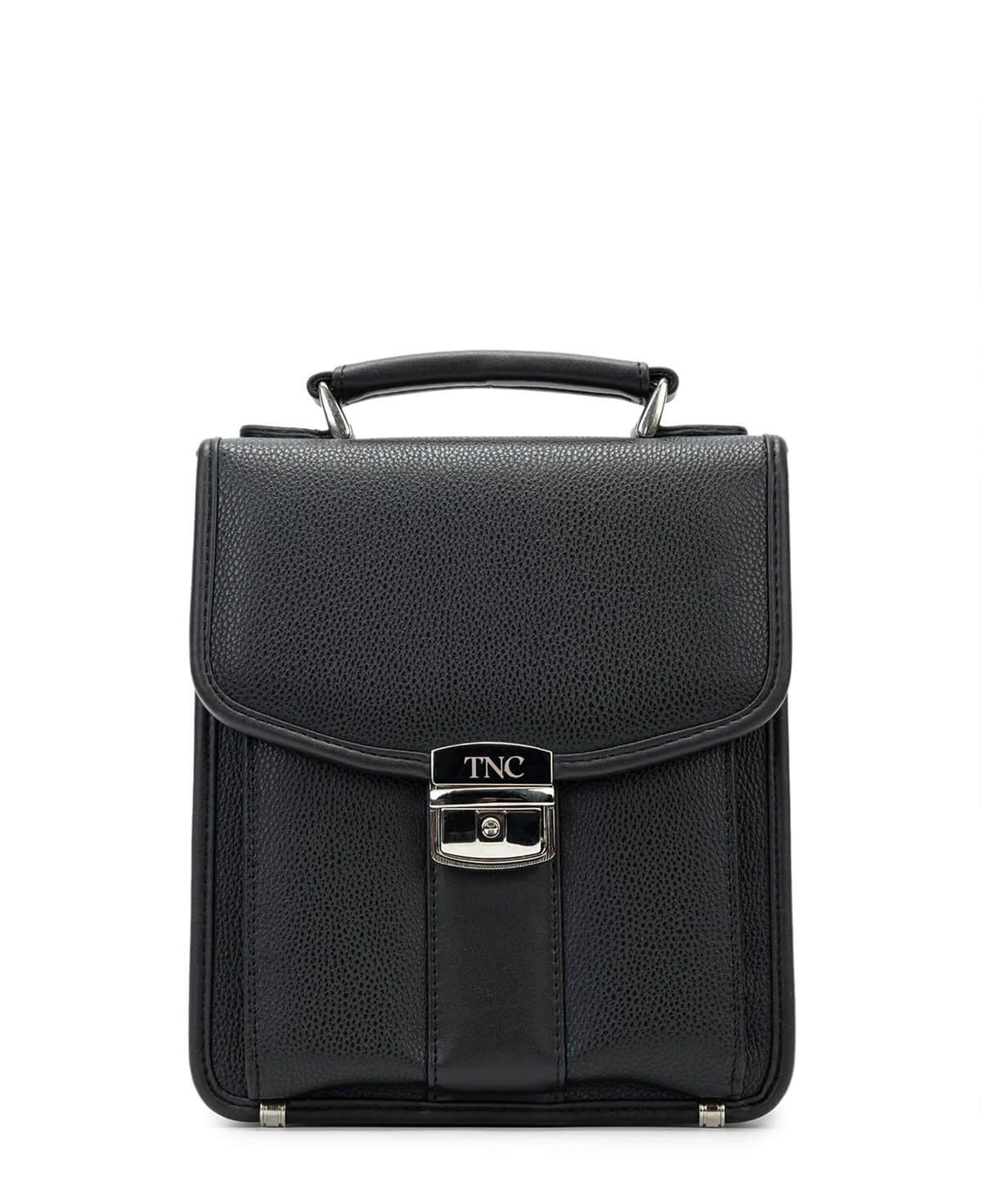 Tamer Tanca Erkek Vegan Siyah El Çantası