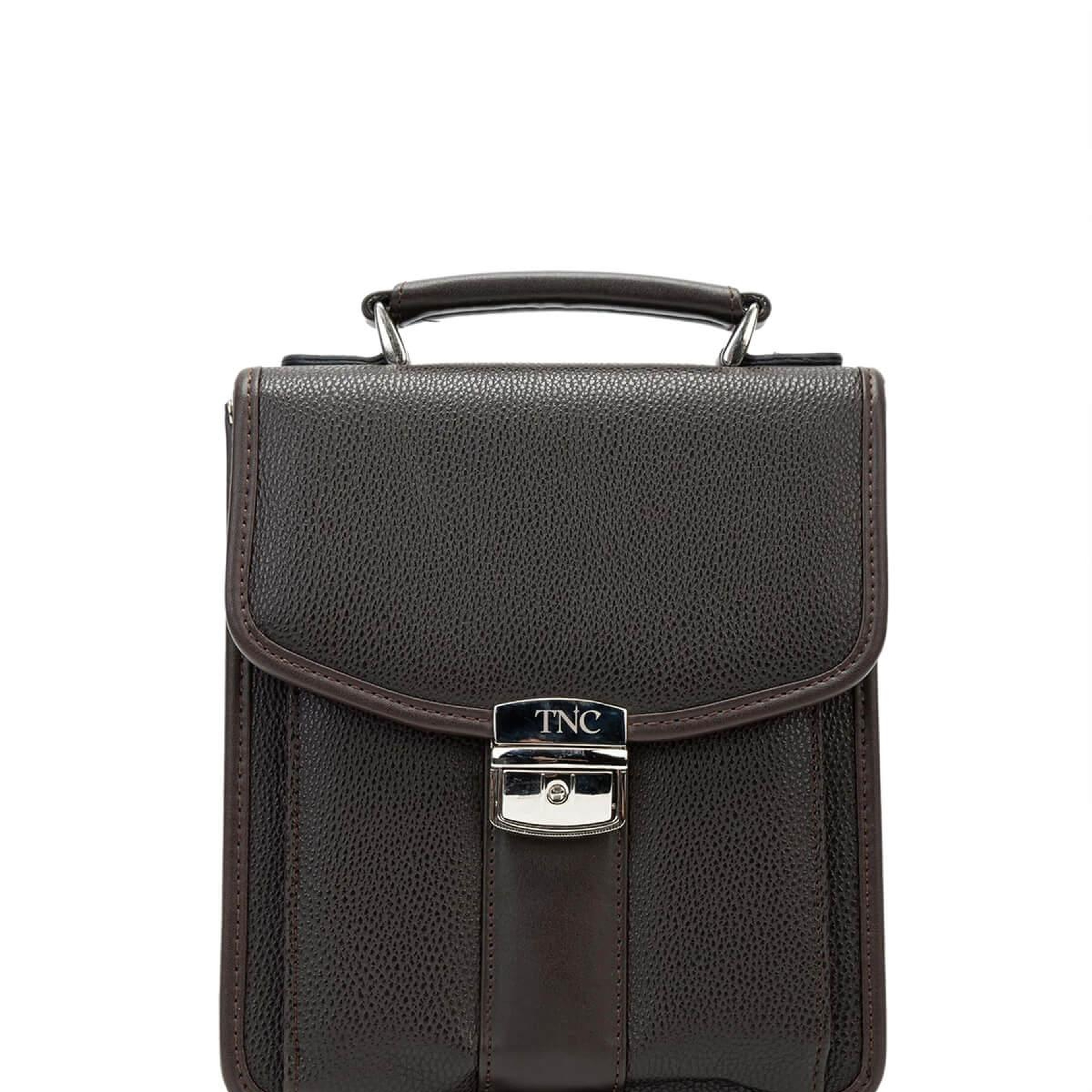 Tamer Tanca Erkek Vegan Kahverengi El Çantası