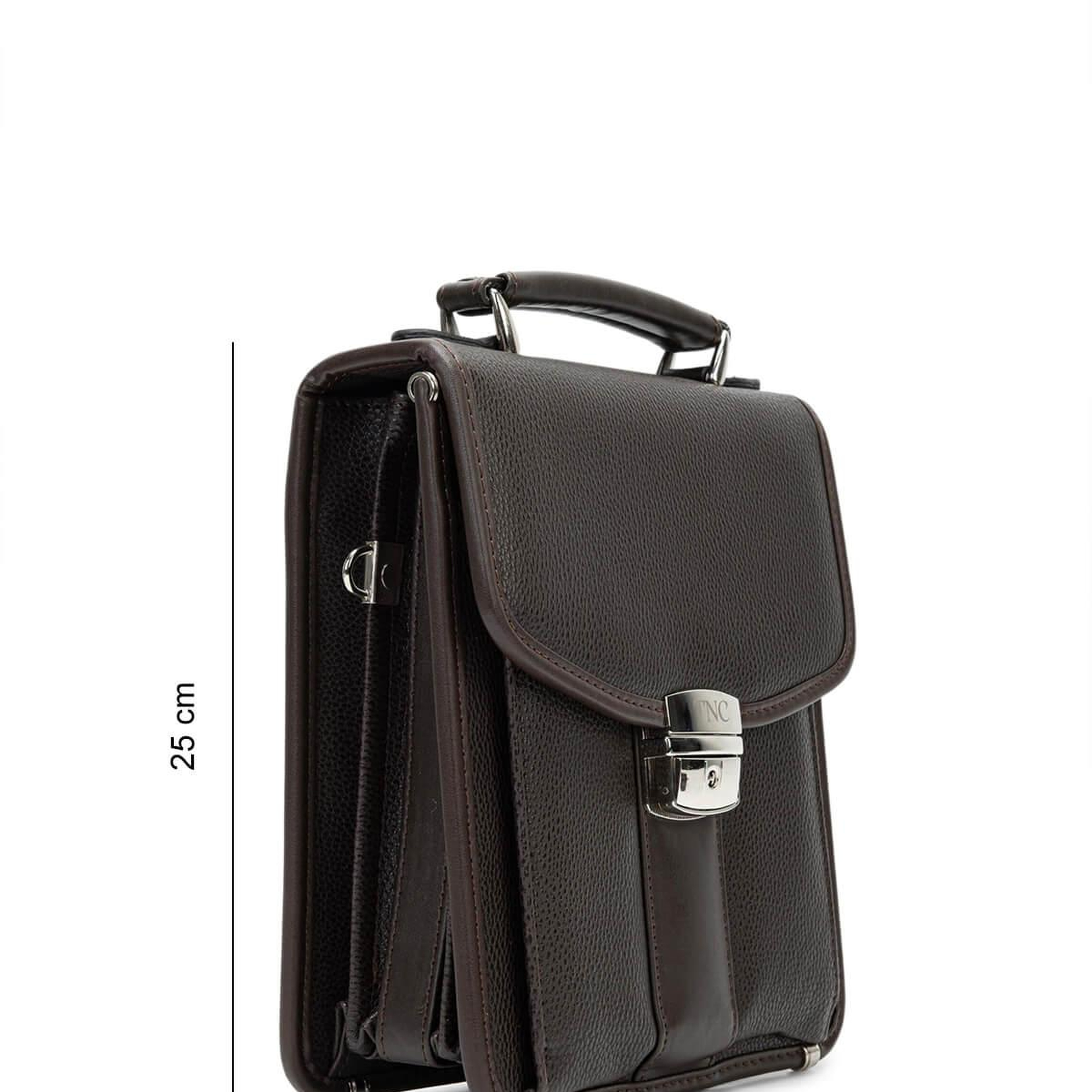 Tamer Tanca Erkek Vegan Kahverengi El Çantası