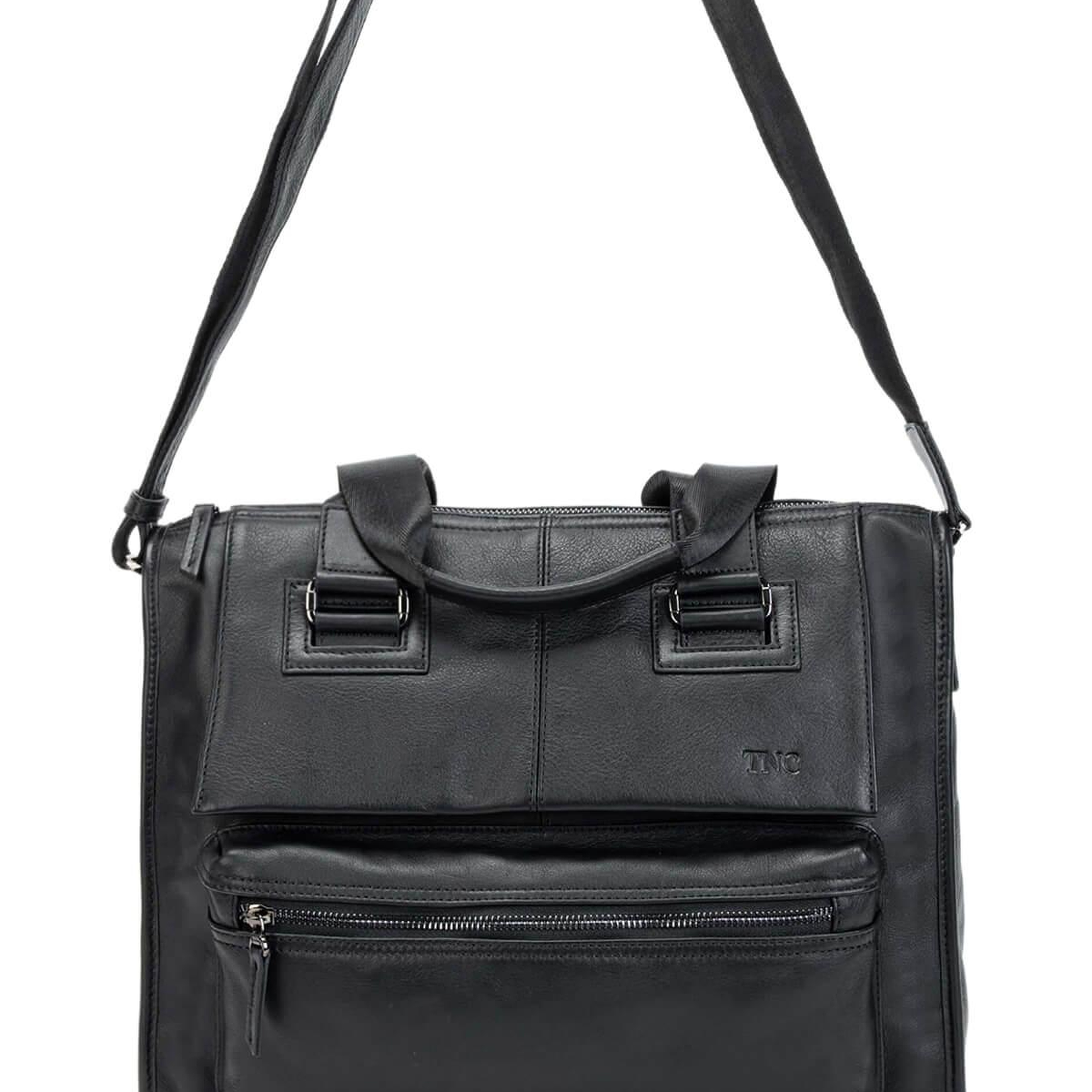 Tamer Tanca Erkek Hakiki Deri Siyah Evrak Çantası