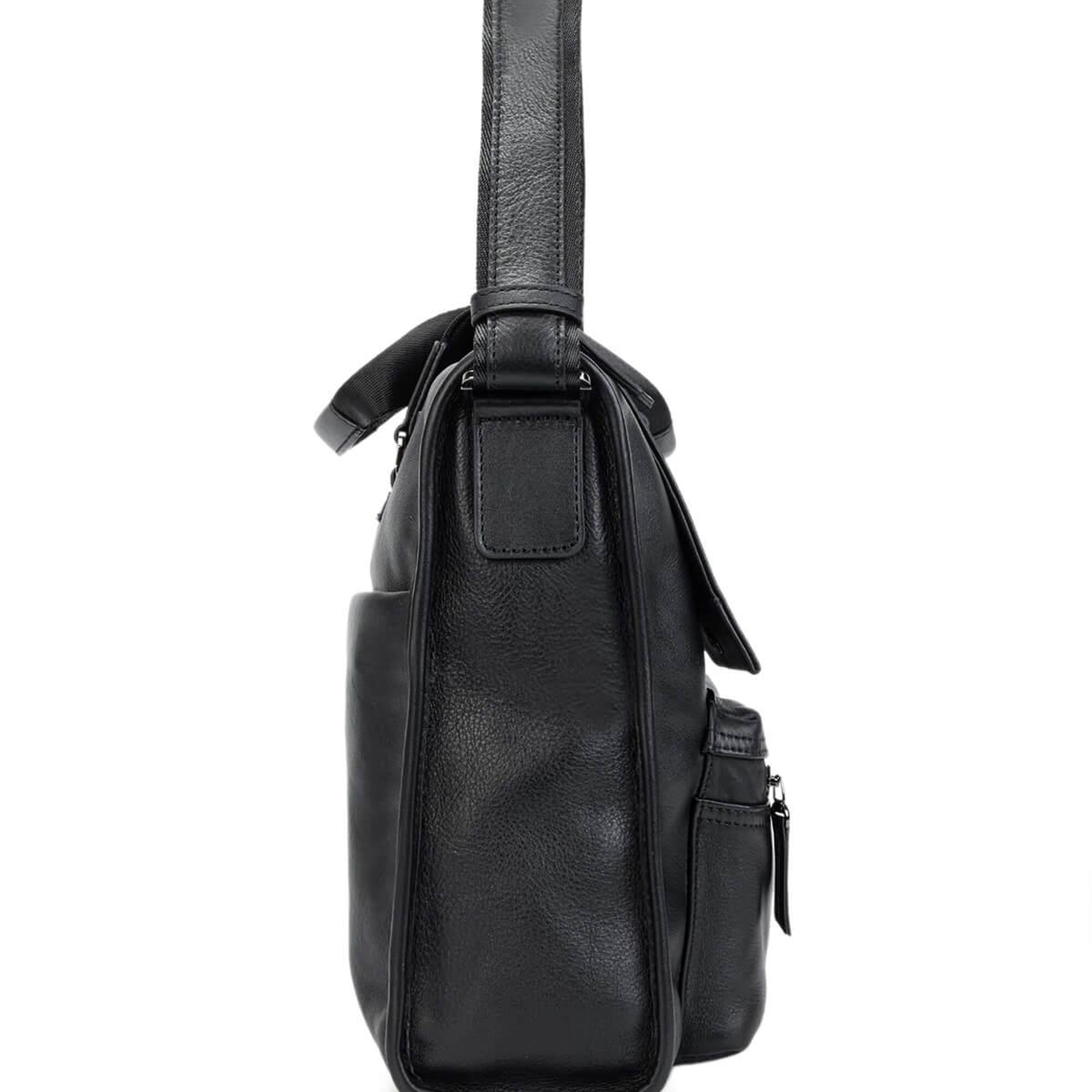 Tamer Tanca Erkek Hakiki Deri Siyah Evrak Çantası