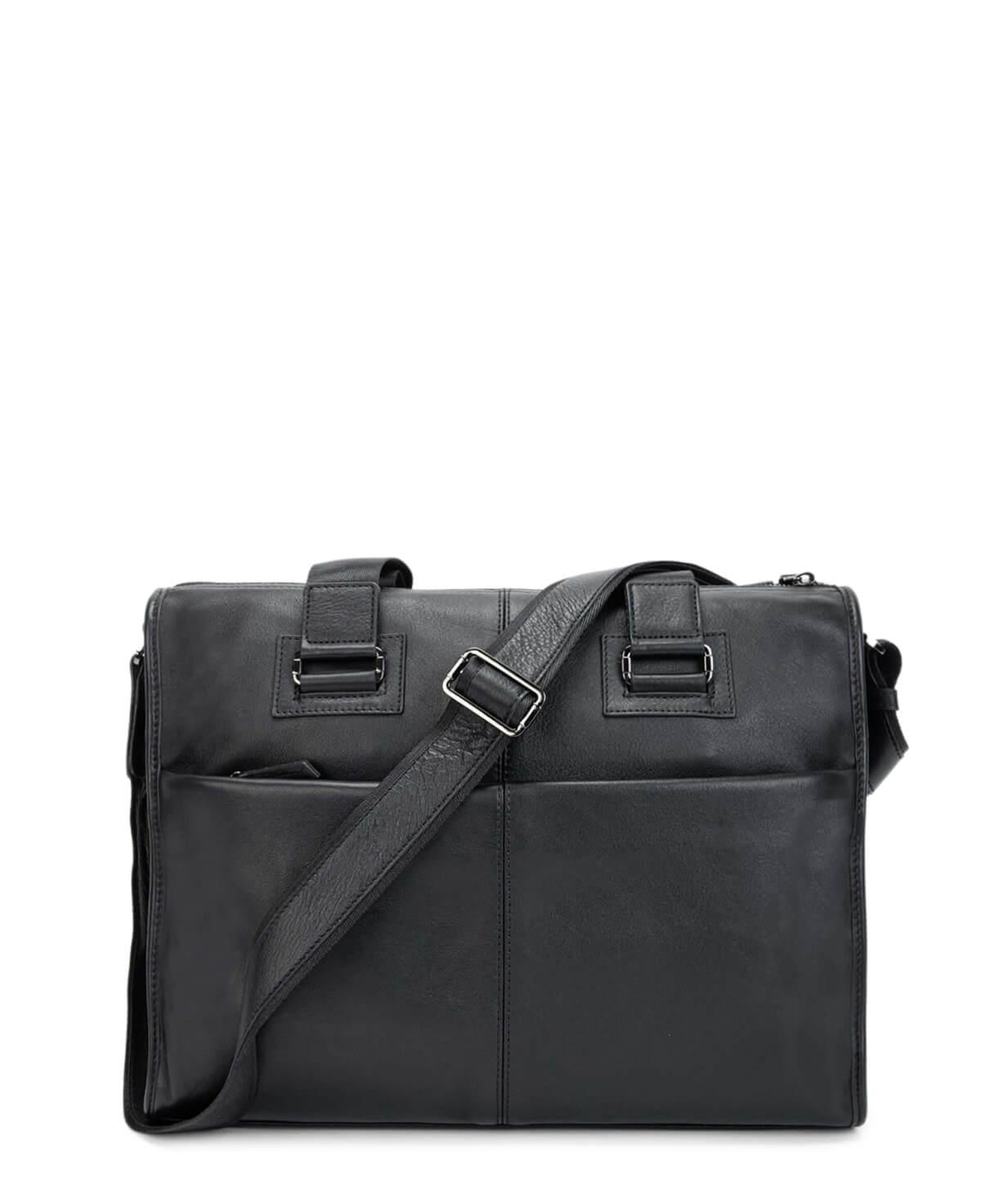 Tamer Tanca Erkek Hakiki Deri Siyah Evrak Çantası