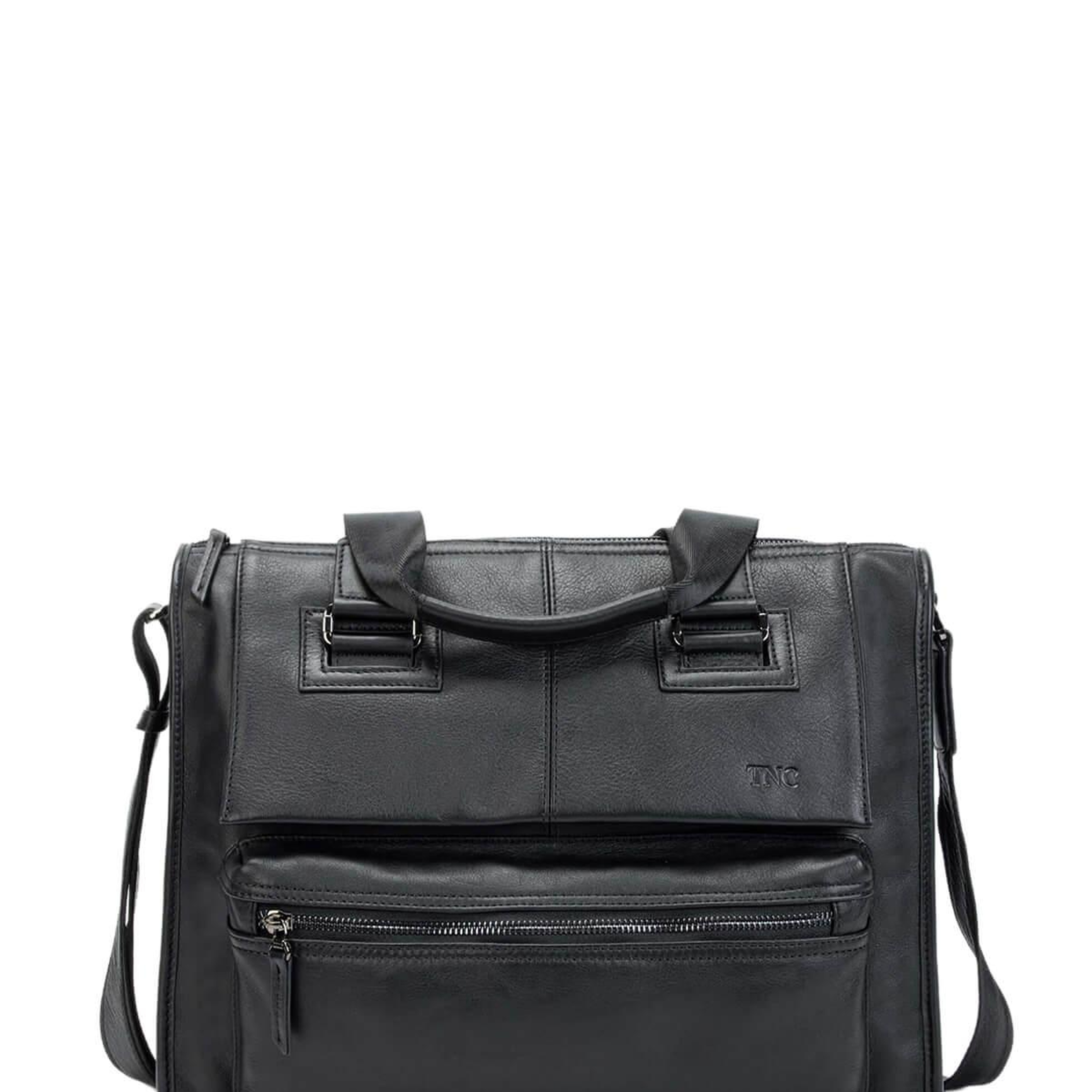 Tamer Tanca Erkek Hakiki Deri Siyah Evrak Çantası