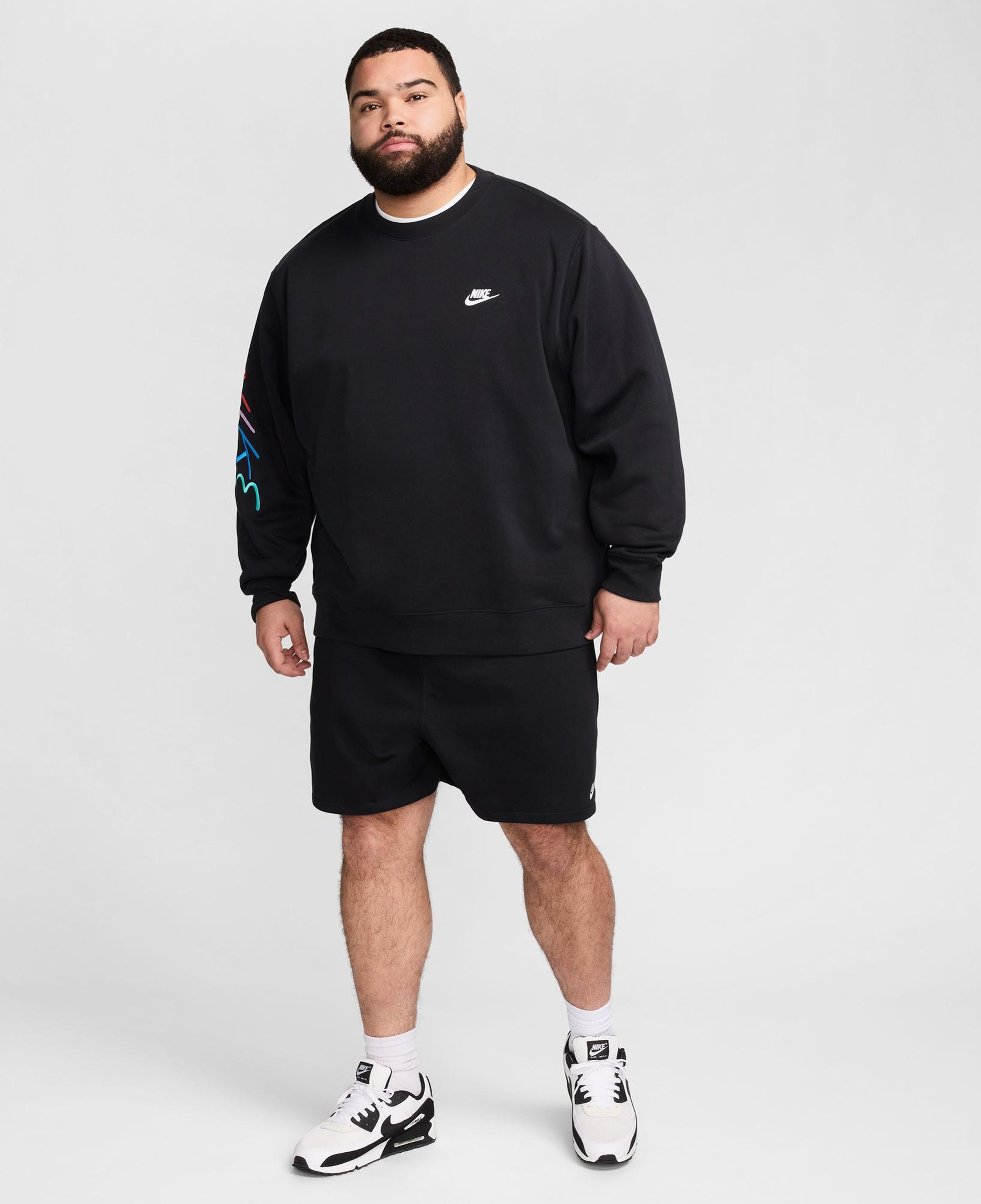 Nike Club Flow Erkek Siyah Şort