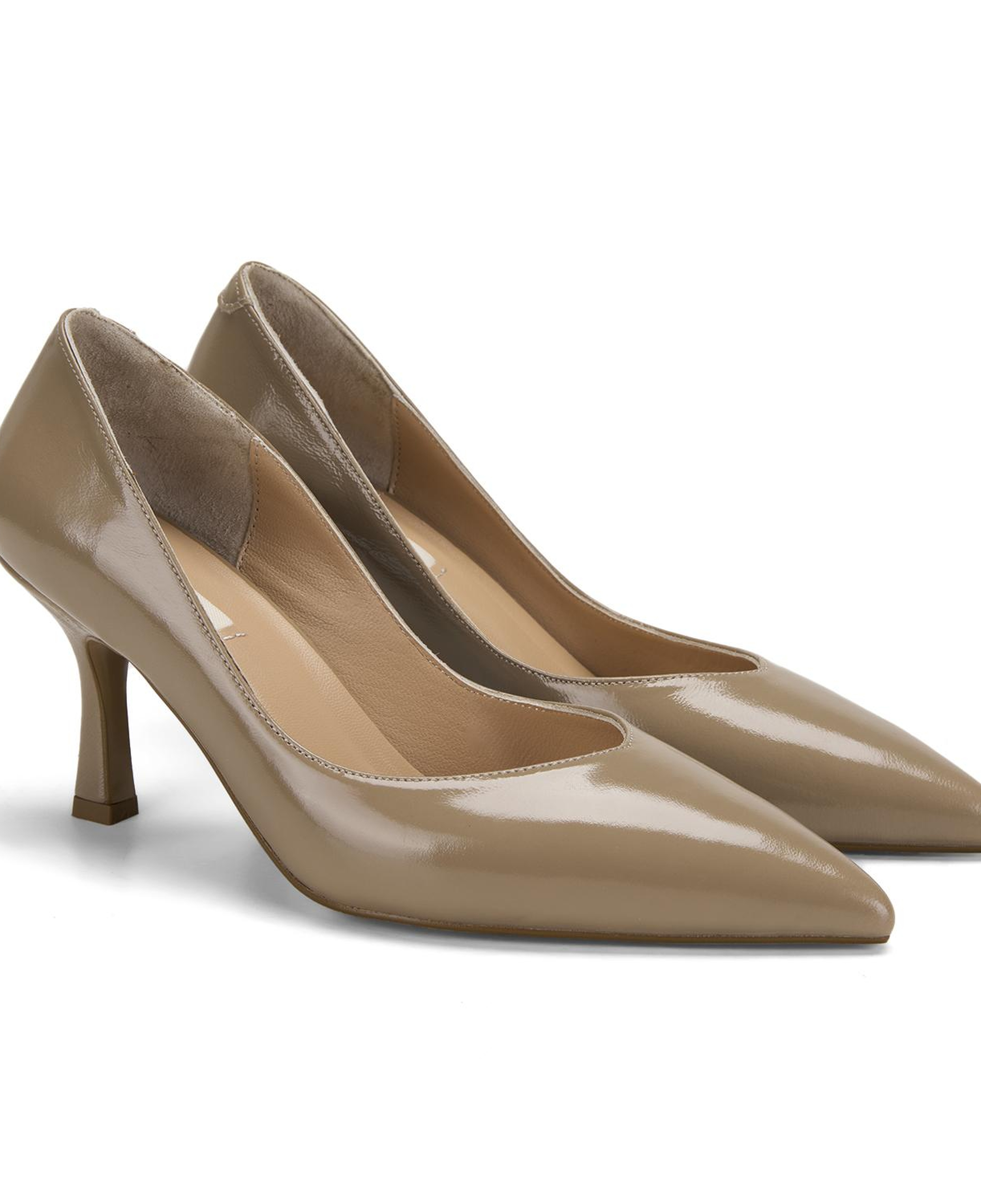 Kadın Bej Rugan Stiletto