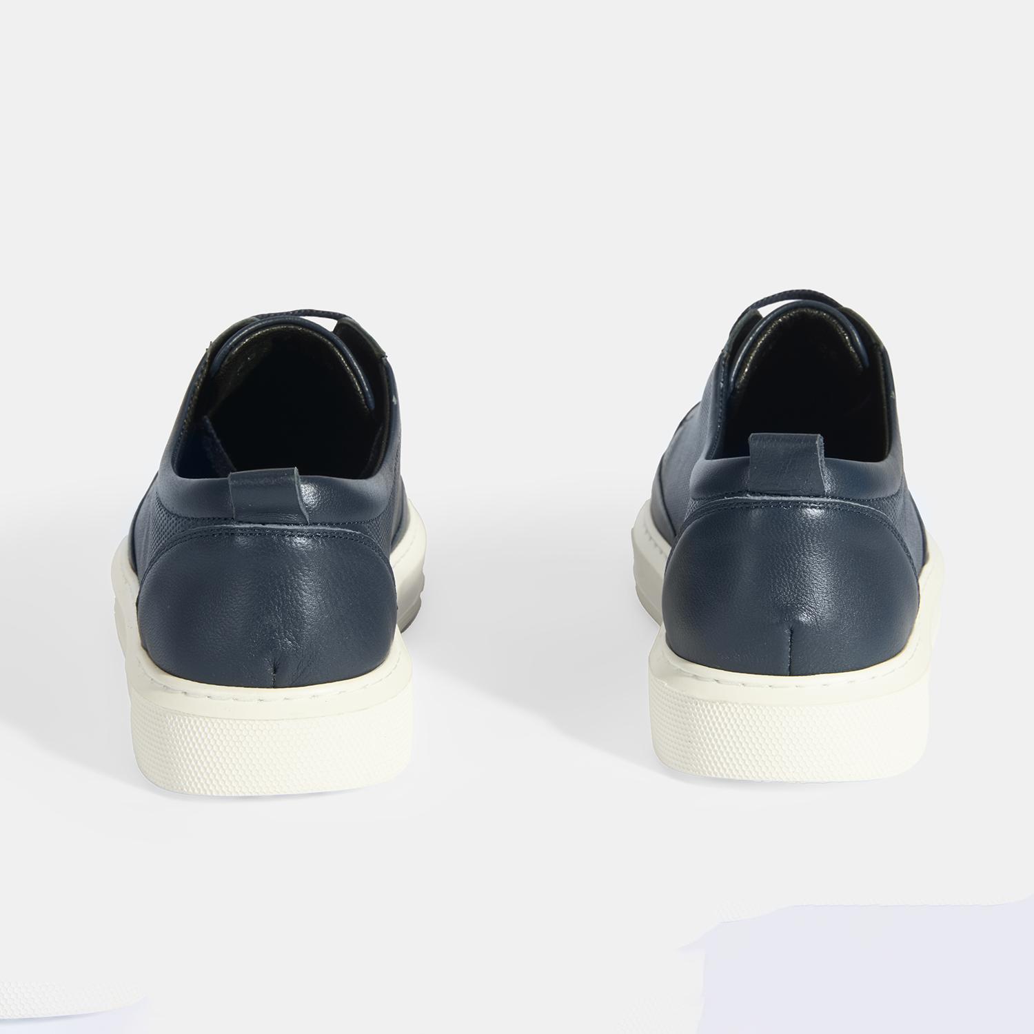 Desa Lacivert Desa Deri Kadın Bağcıklı Spor Ayakkabı