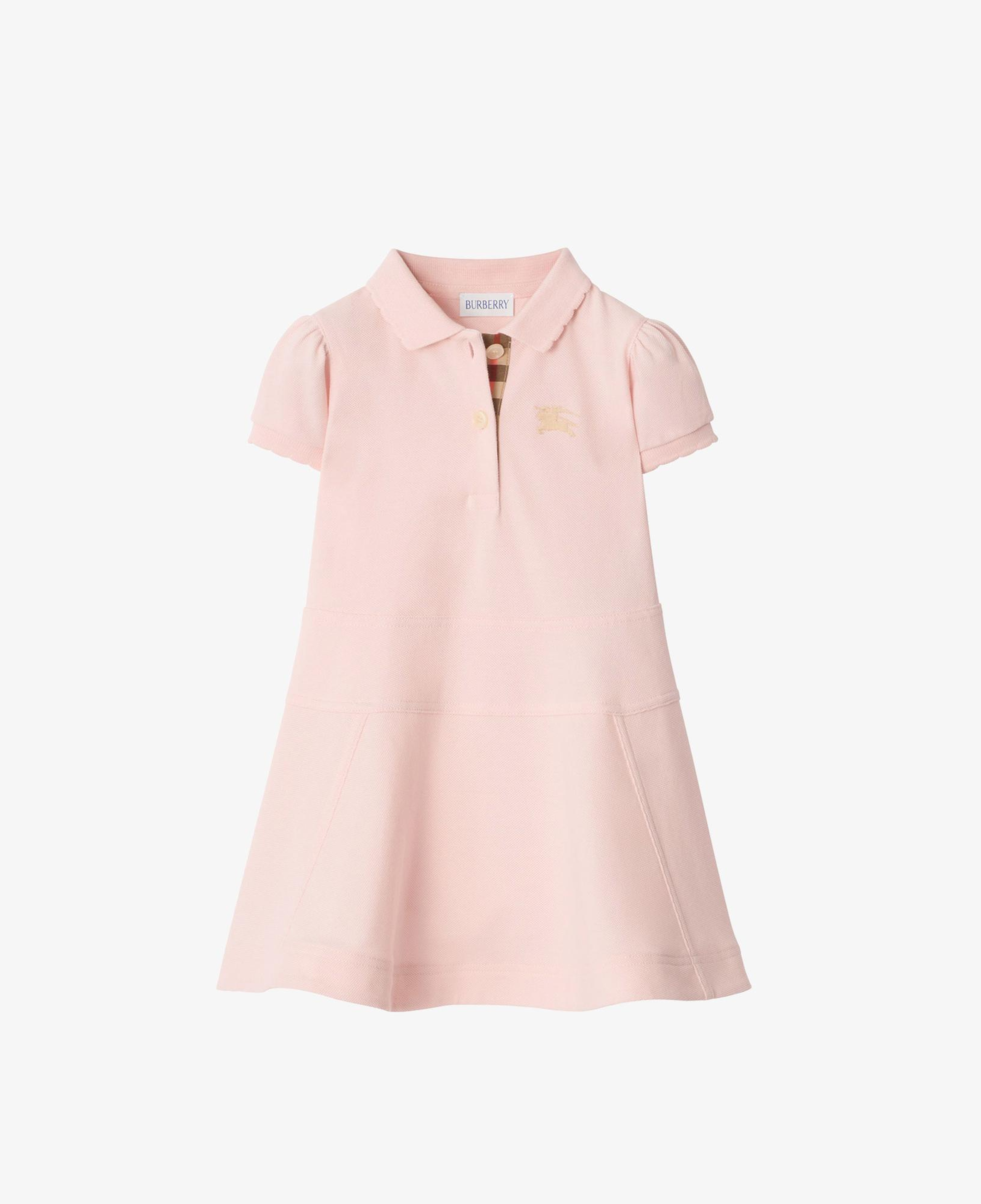 Burberry Cotton Çocuk Pembe Elbise