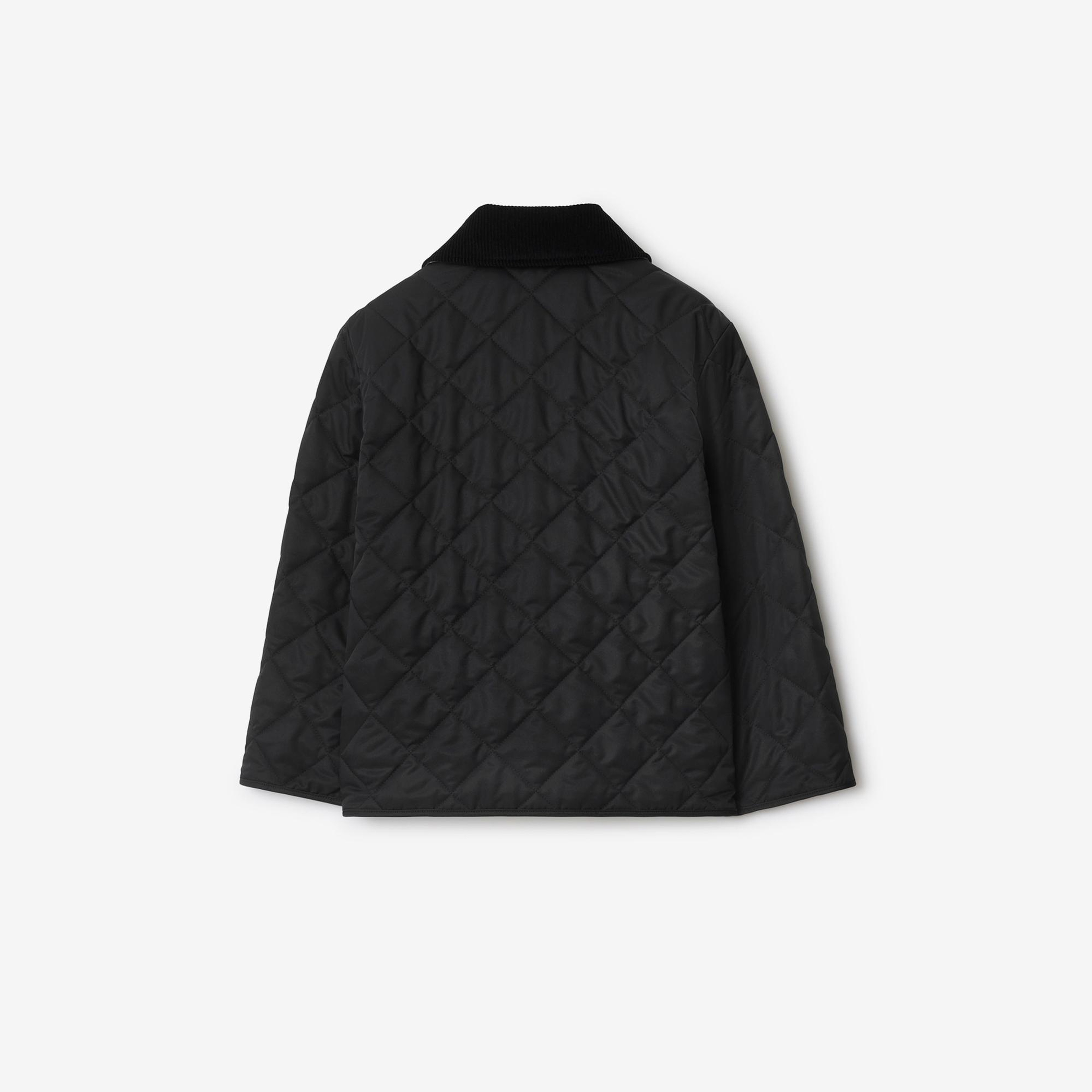 Burberry Çocuk Siyah Mont