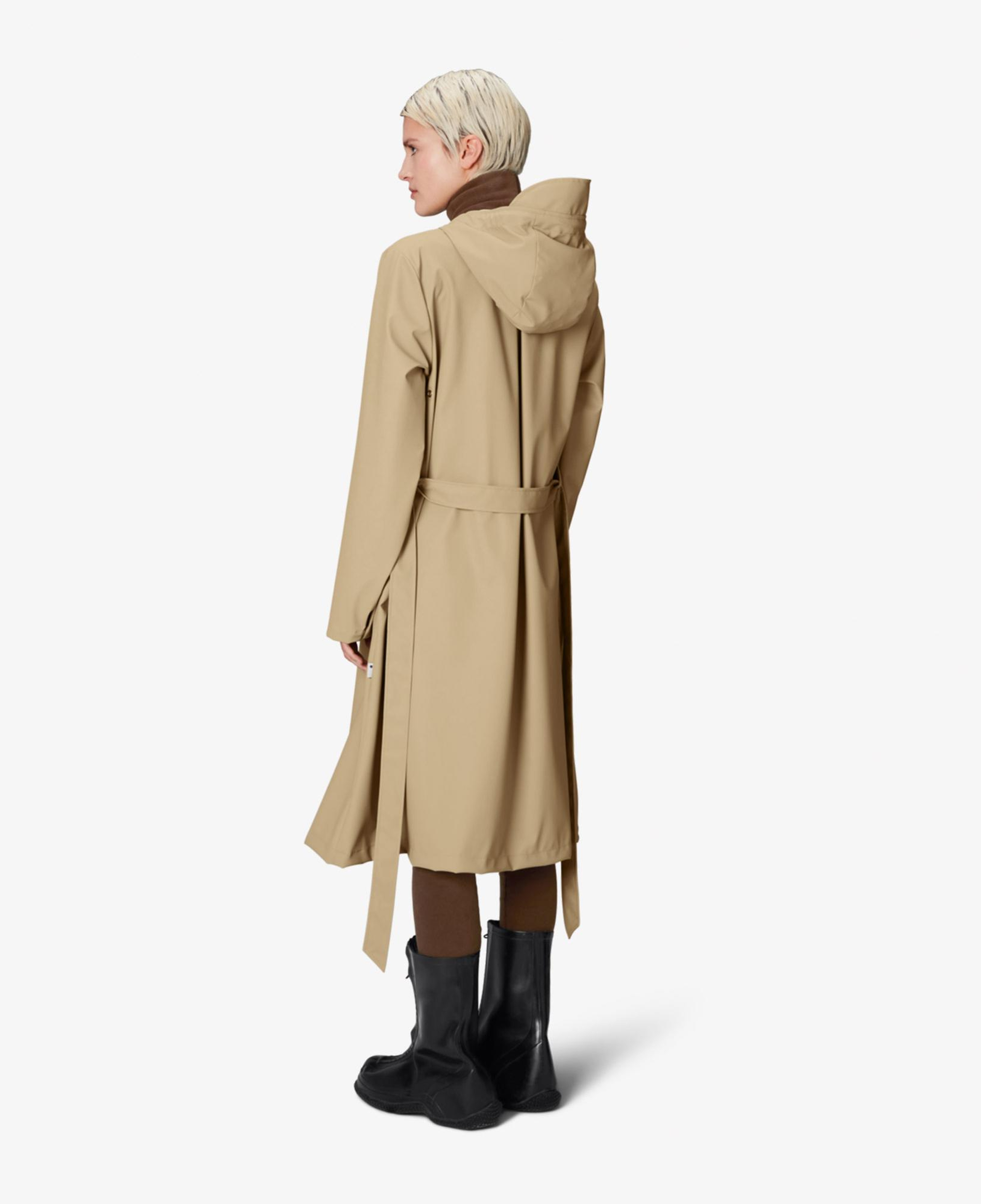 Rains A-Line Longer Kadın Bej Yağmurluk