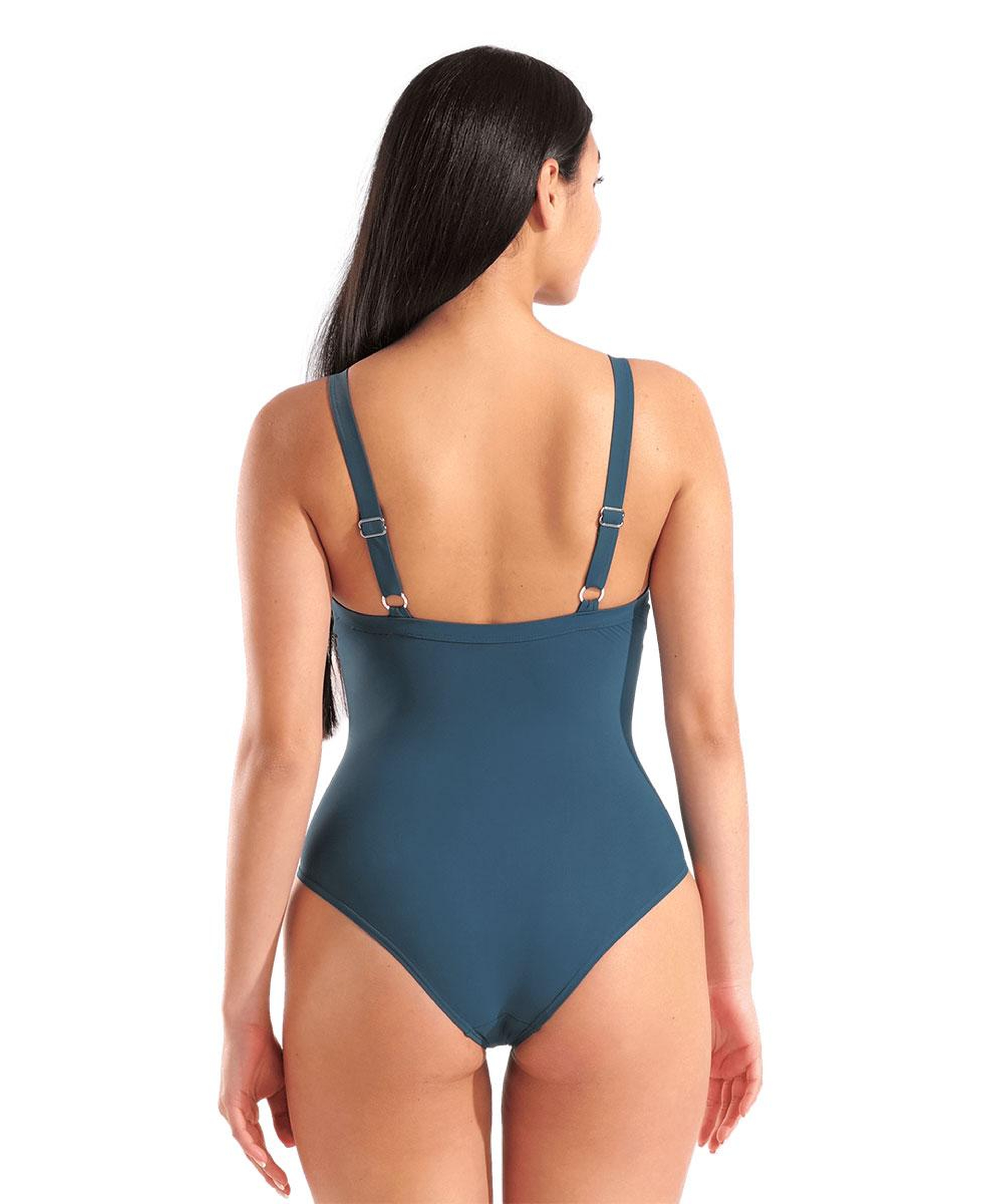 Lara Soft Curve Back Kadın Lacivert Yüzücü Mayosu 008119650