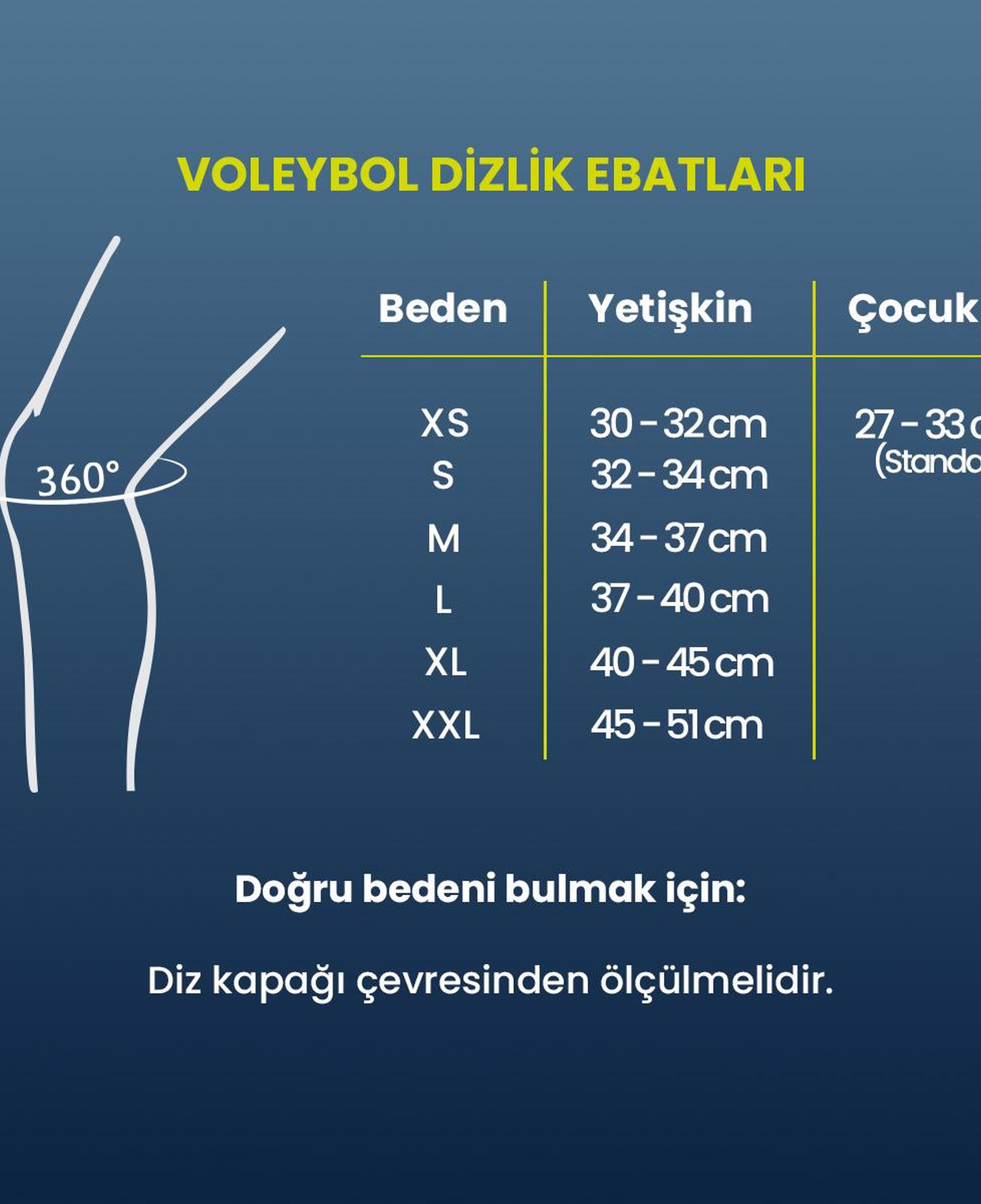 Y Streak Knee Pads Ce 2 Pk Çocuk Siyah Voleybol Dizlik N.VP.13.001.OS