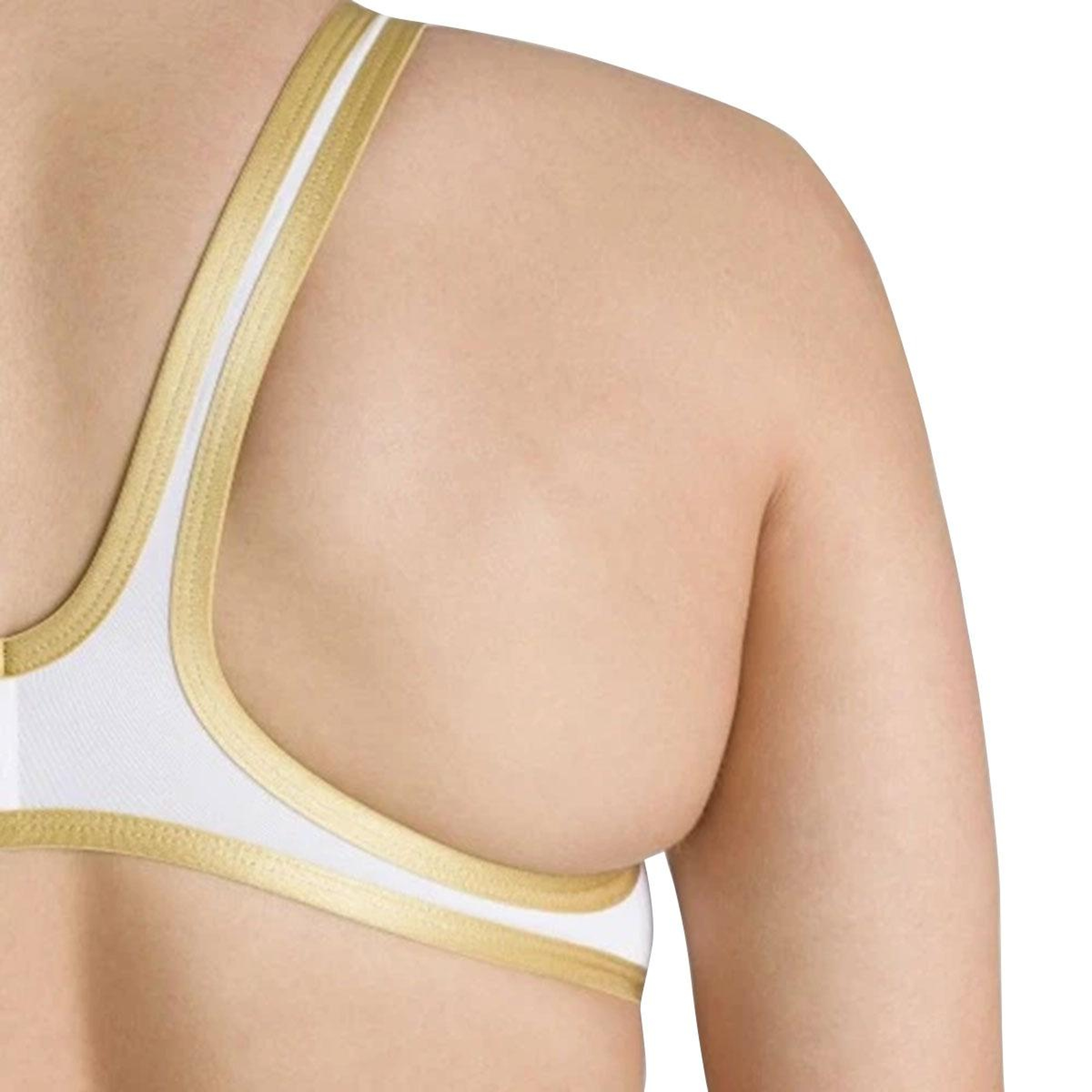 One Big Logo One Piece Kadın Beyaz Yüzücü Mayosu 001198106