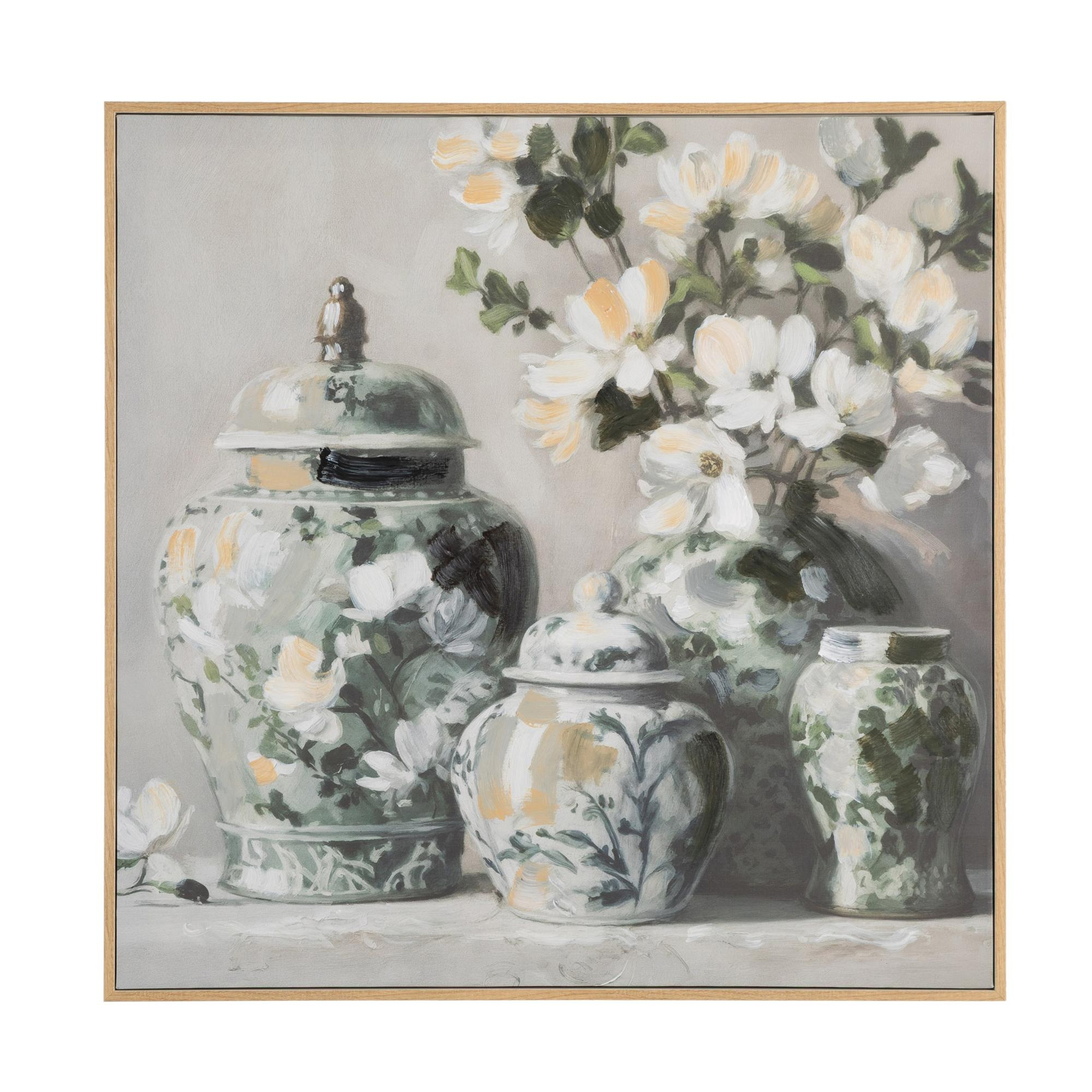 CELESTA ÇERÇEVELİ YAĞLIBOYA TABLO 100X100 CM