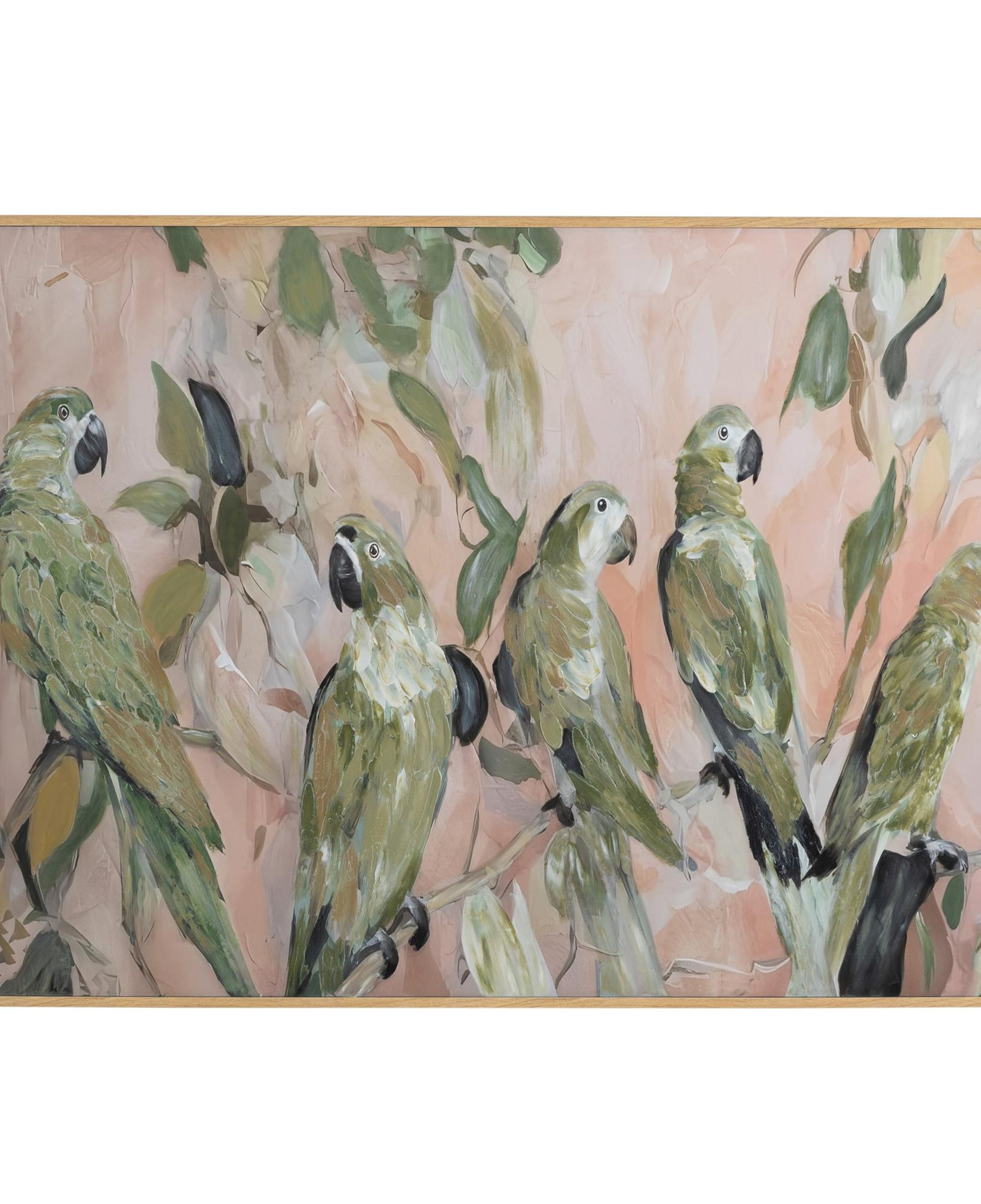 TUTIA ÇERÇEVELİ YAĞLIBOYA TABLO 90X120 CM