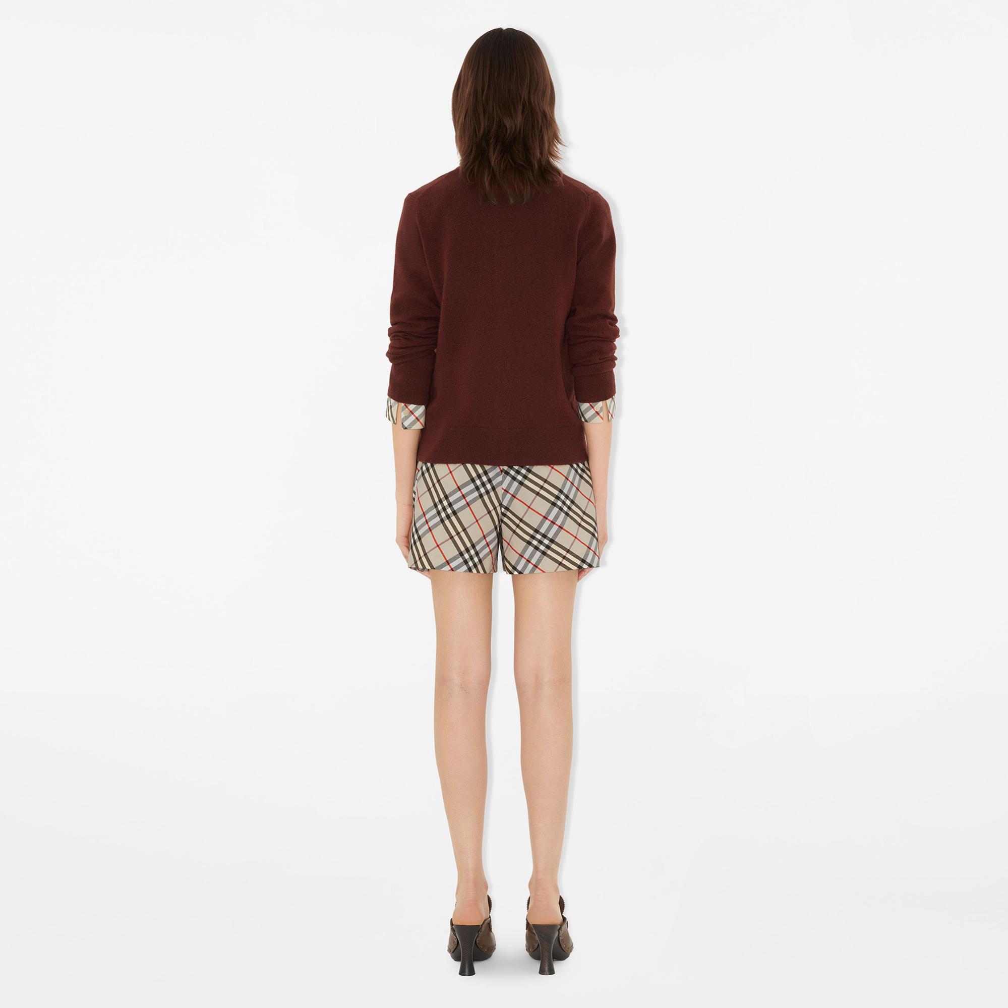 Burberry Kadın Bordo Hırka