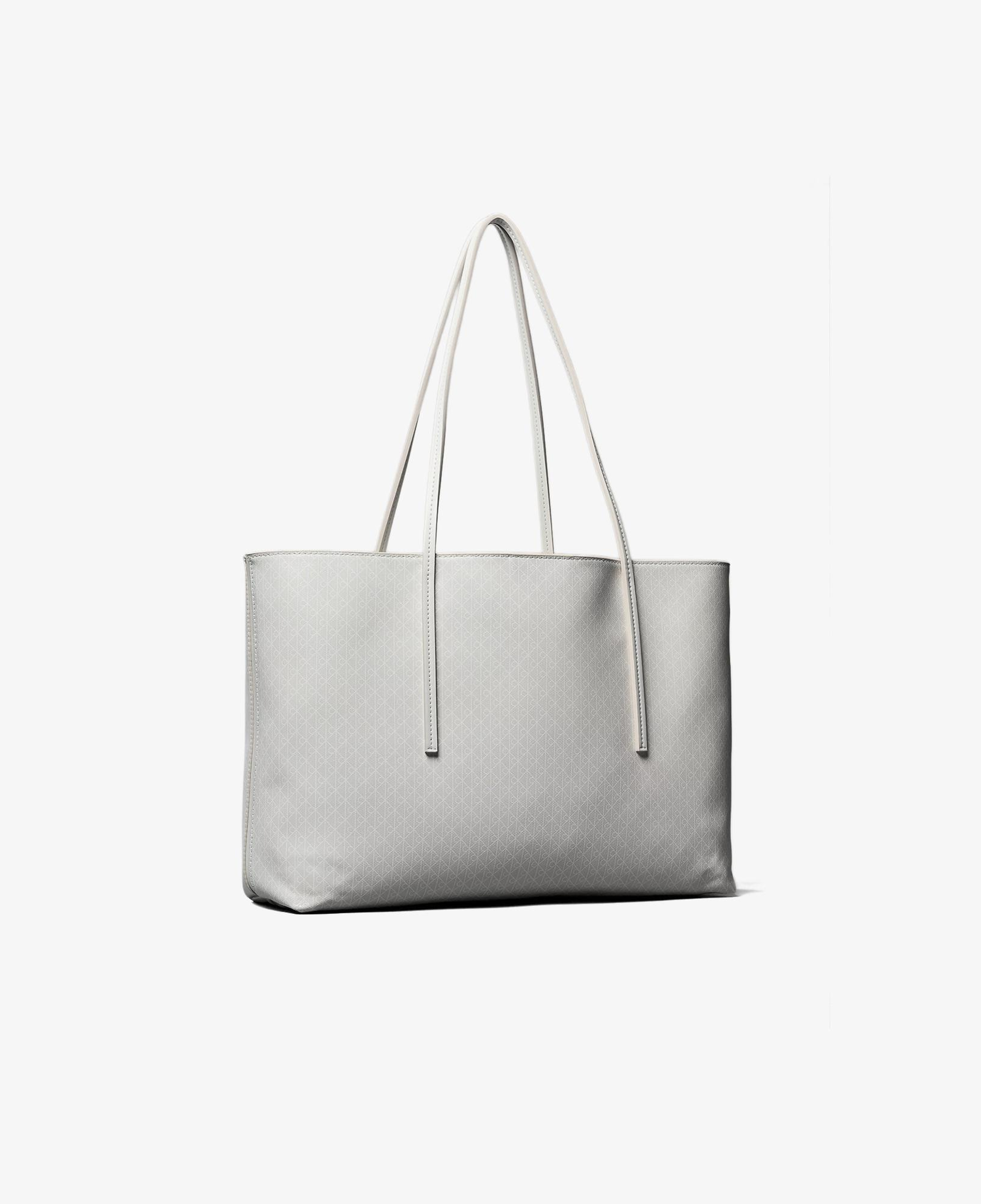 Calvin Klein Emblem Tote Kadın Beyaz Çanta