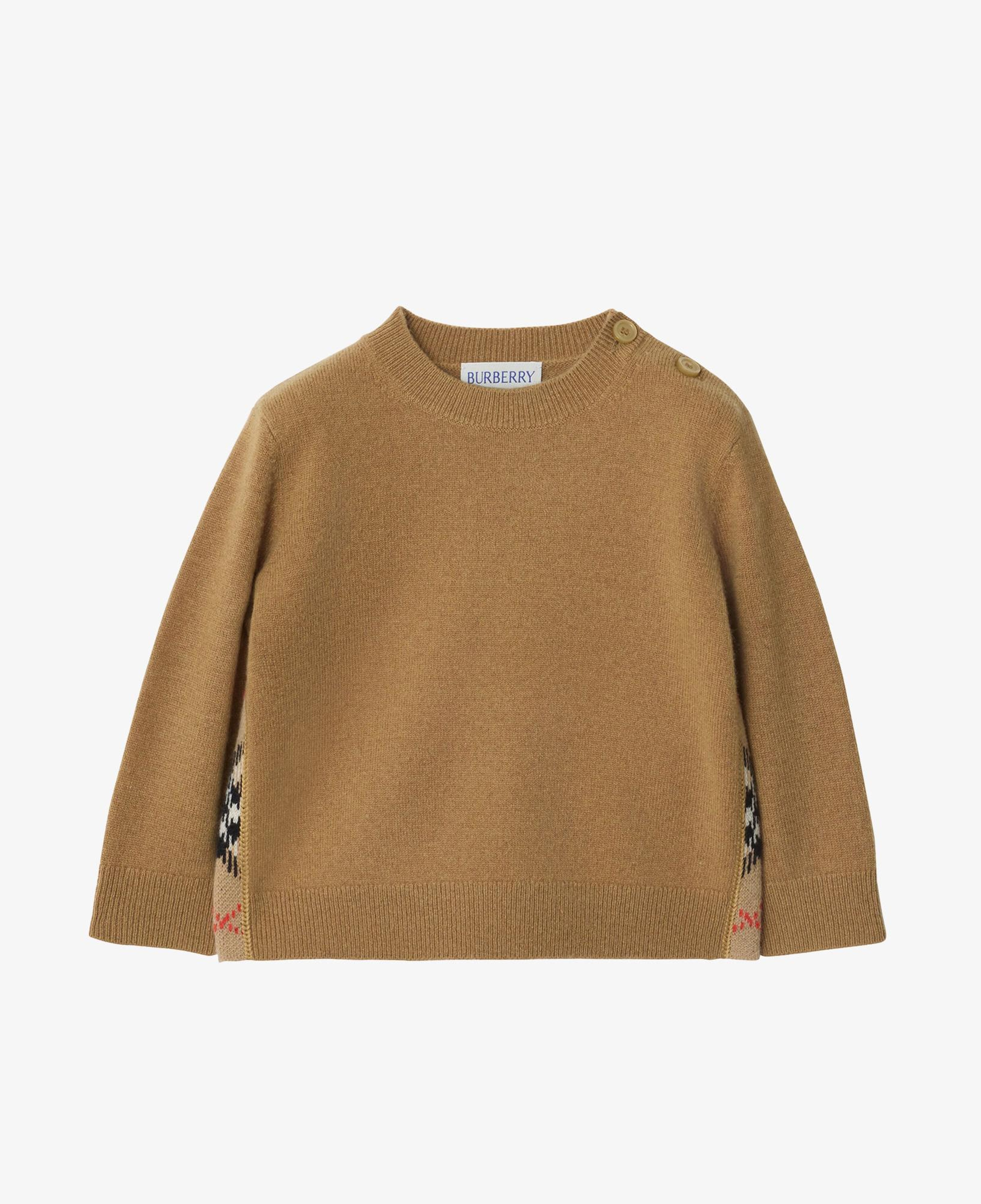 Burberry Bryce Çocuk Bej Triko