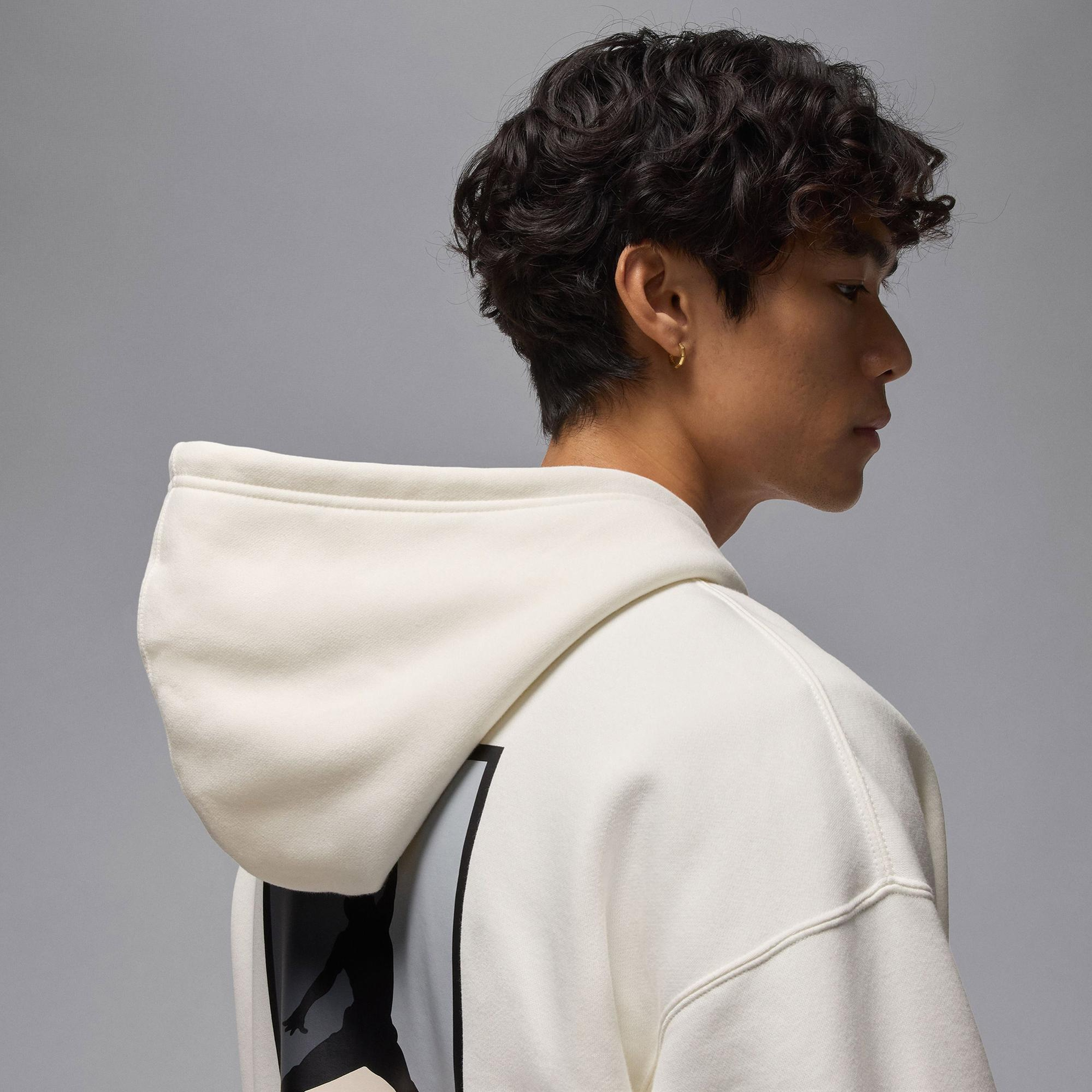 Jordan Brooklyn Fleece Erkek Krem Rengi Sweatshirt