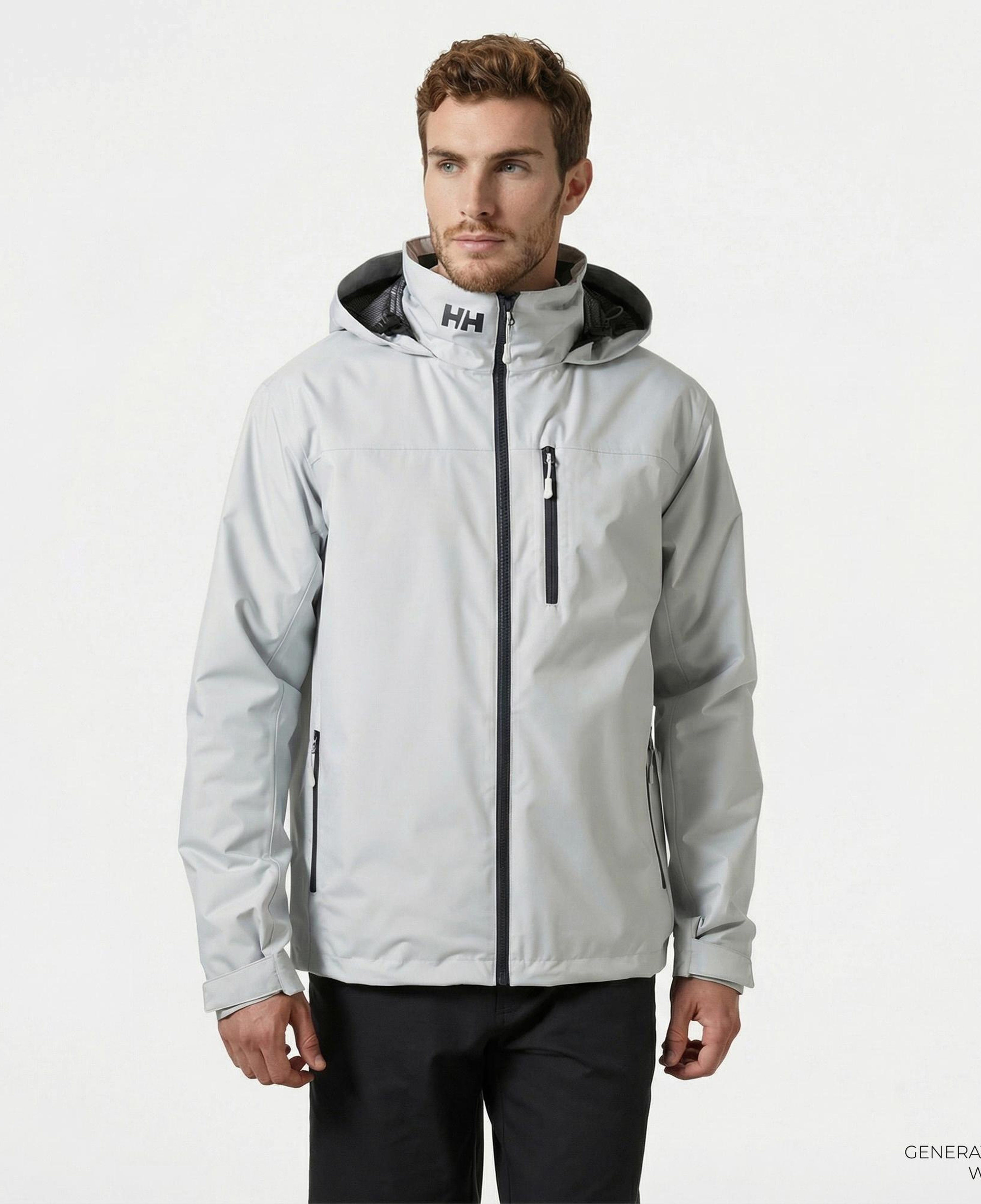 Helly Hansen Crew Hooded Midlayer 2 Erkek Gri Mont