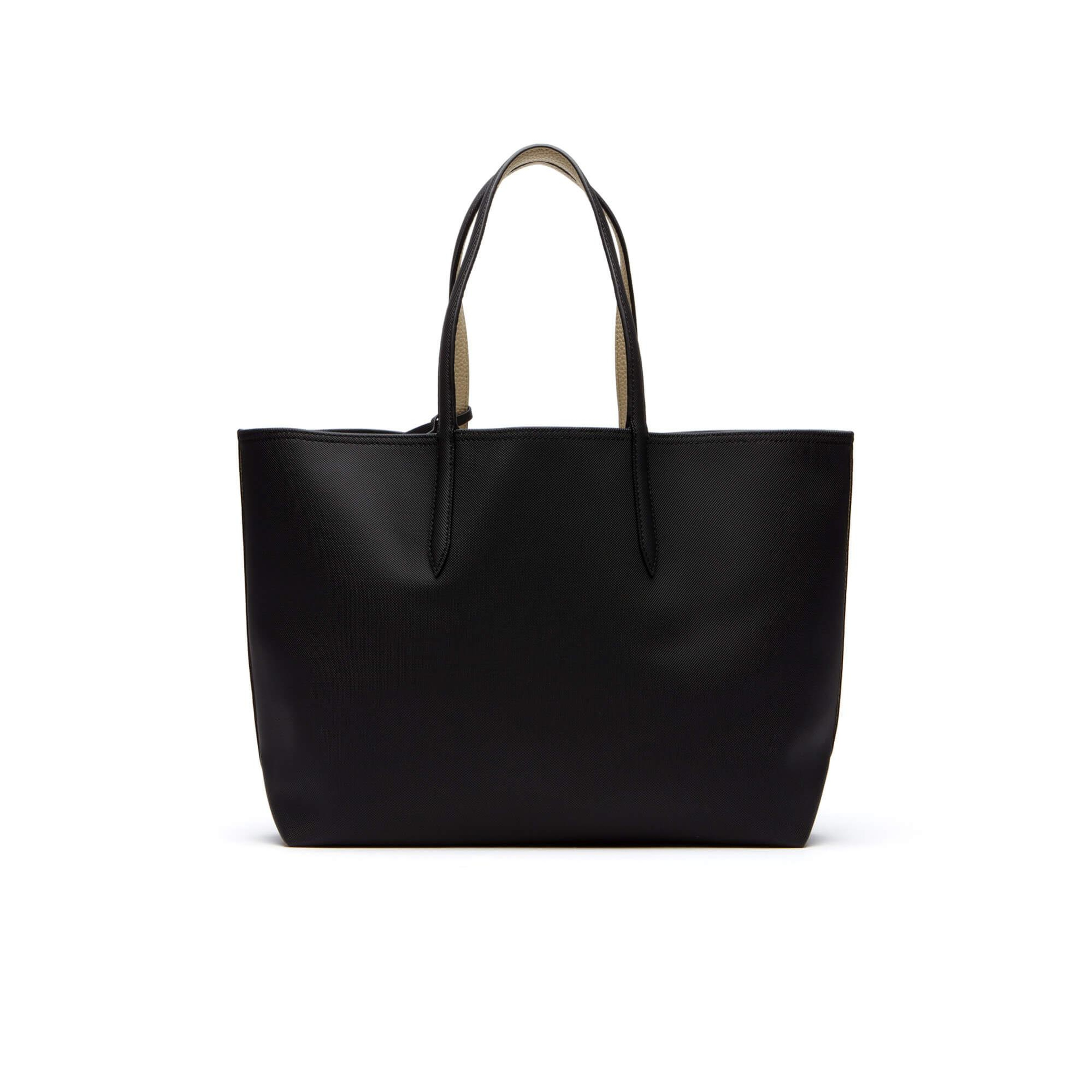 Lacoste Anna Kadın Çift Taraflı Siyah Omuz Çantası