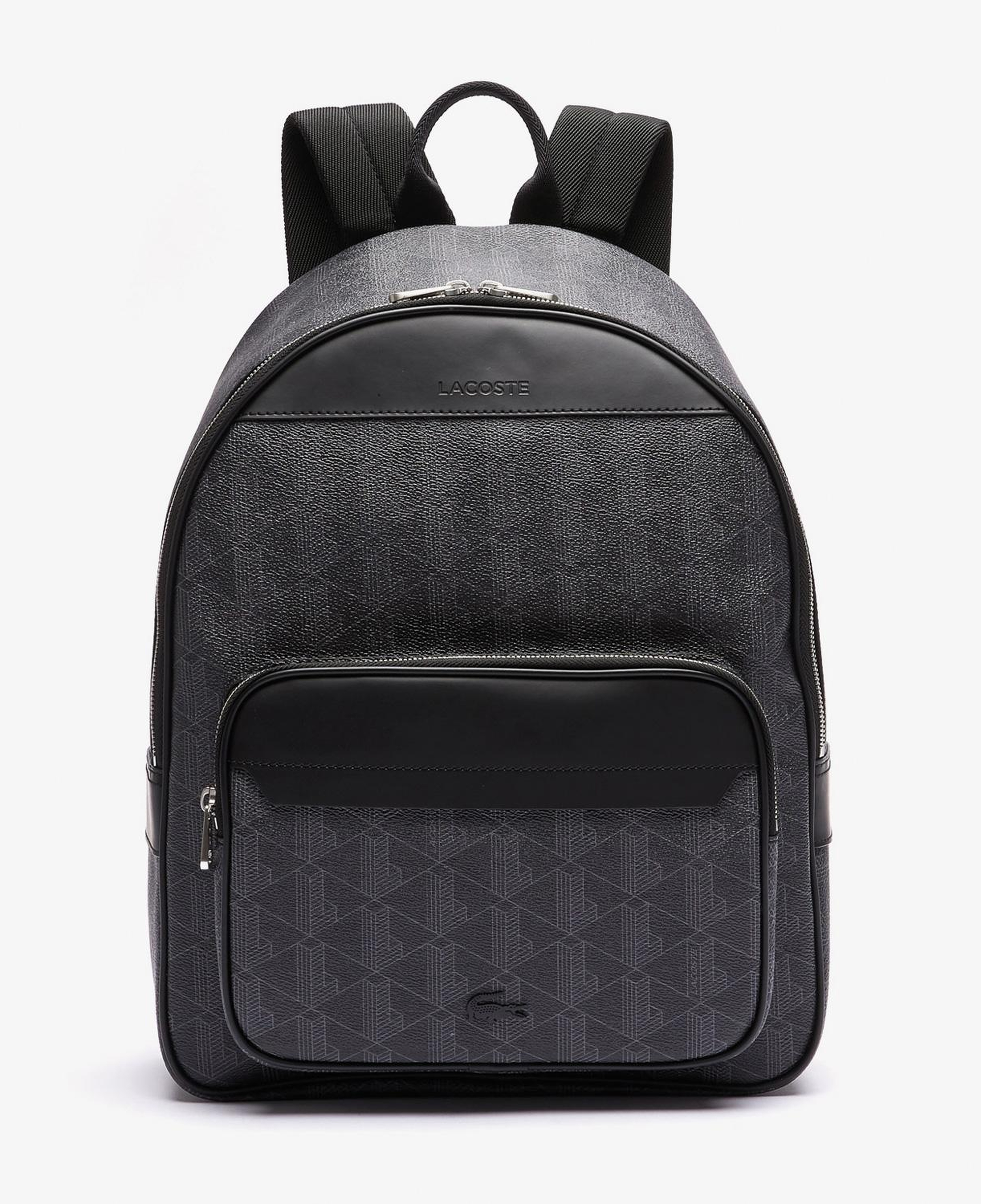 Lacoste The Blend Erkek Monogram Siyah Sırt Çantası