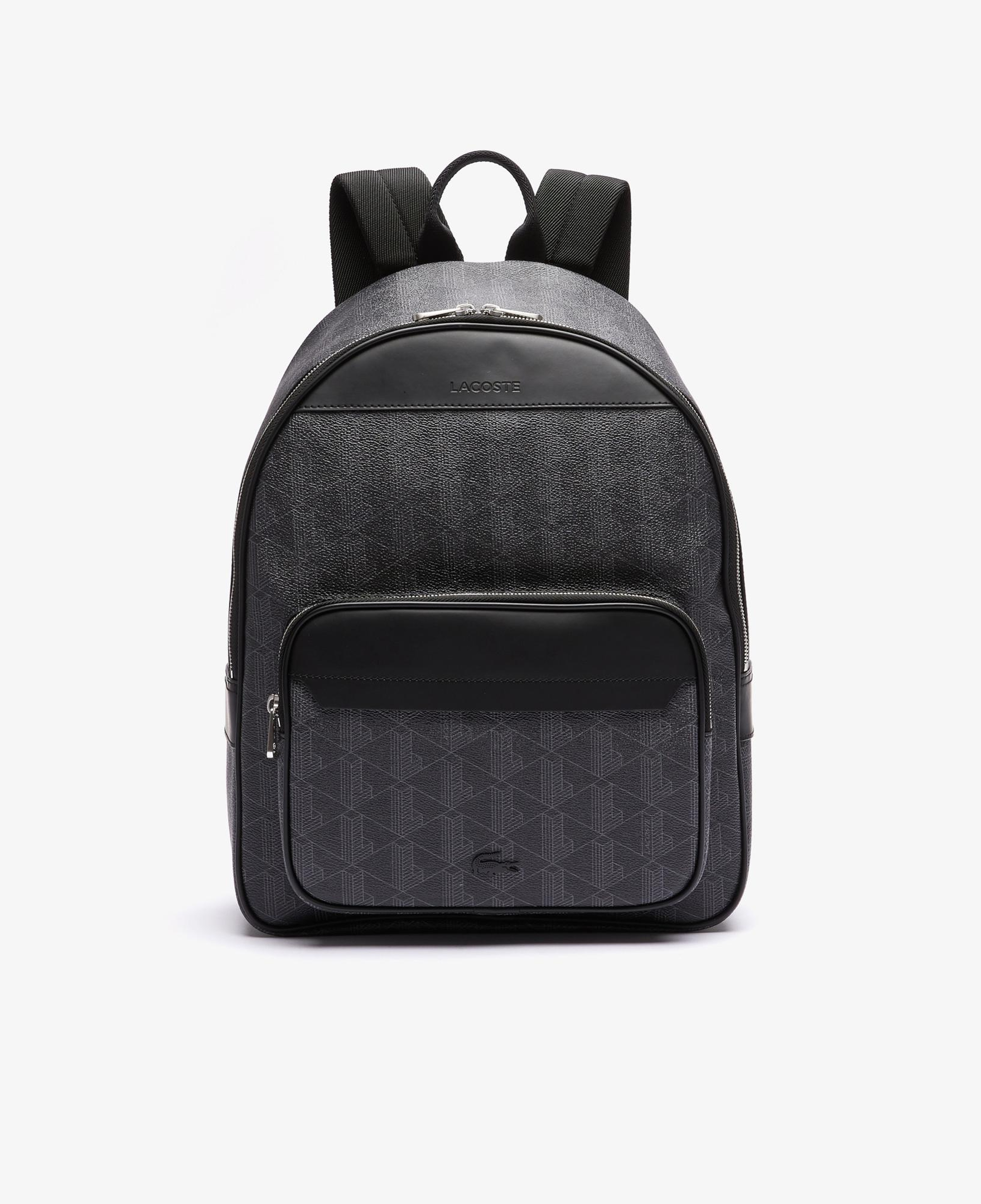 Lacoste The Blend Erkek Monogram Siyah Sırt Çantası