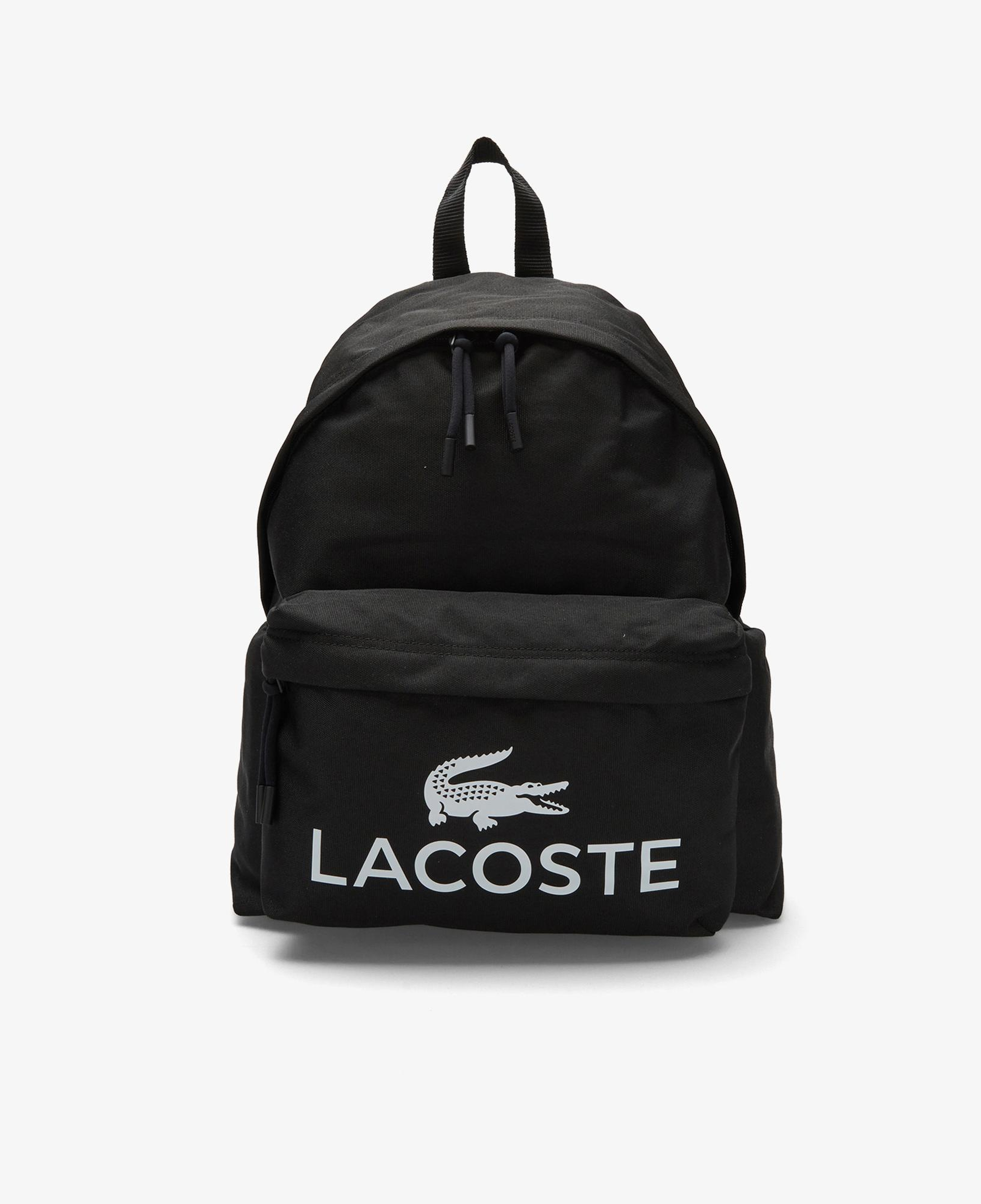 Lacoste Erkek Baskılı Siyah Sırt Çantası
