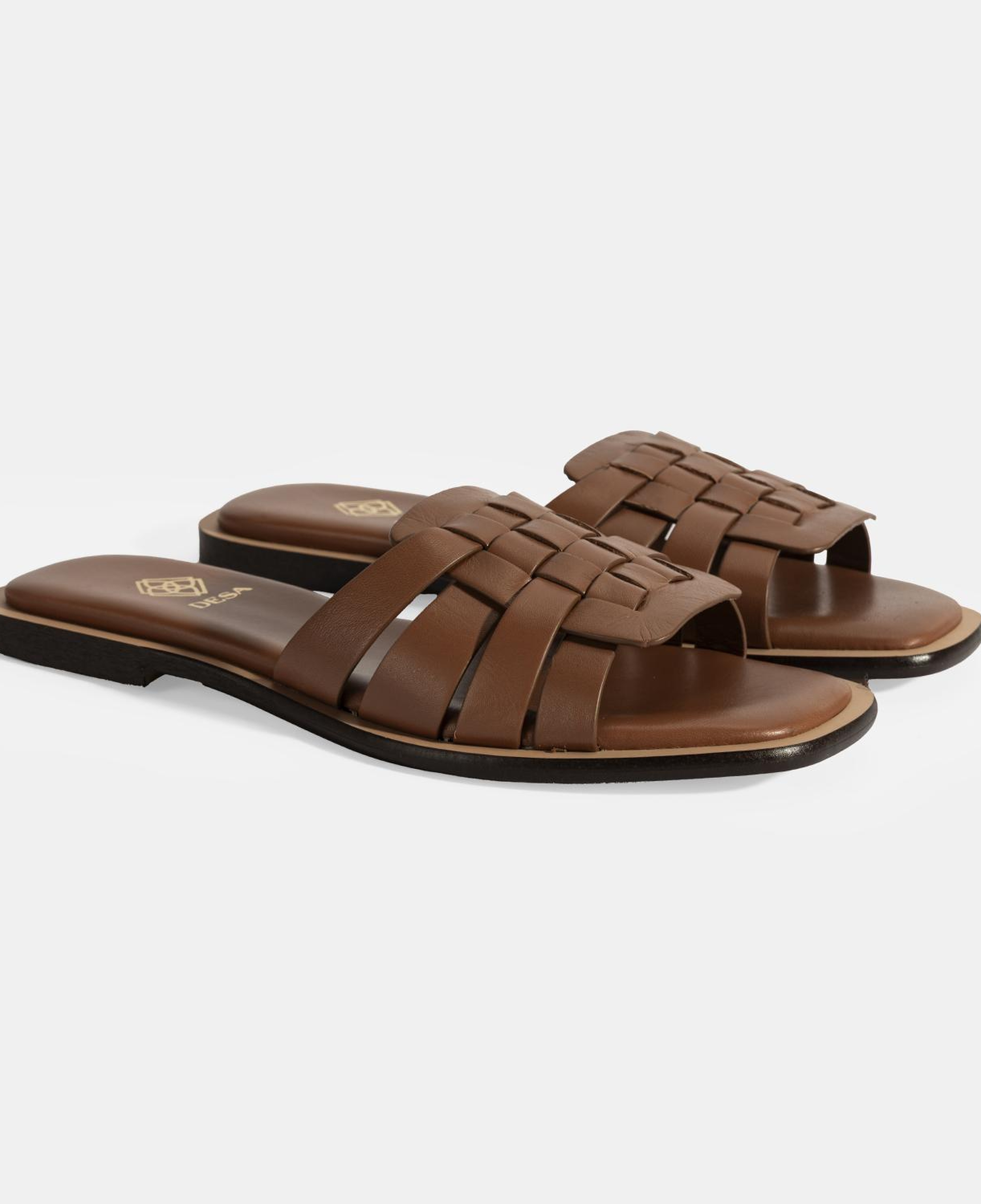 Kadın Taba Deri Terlik