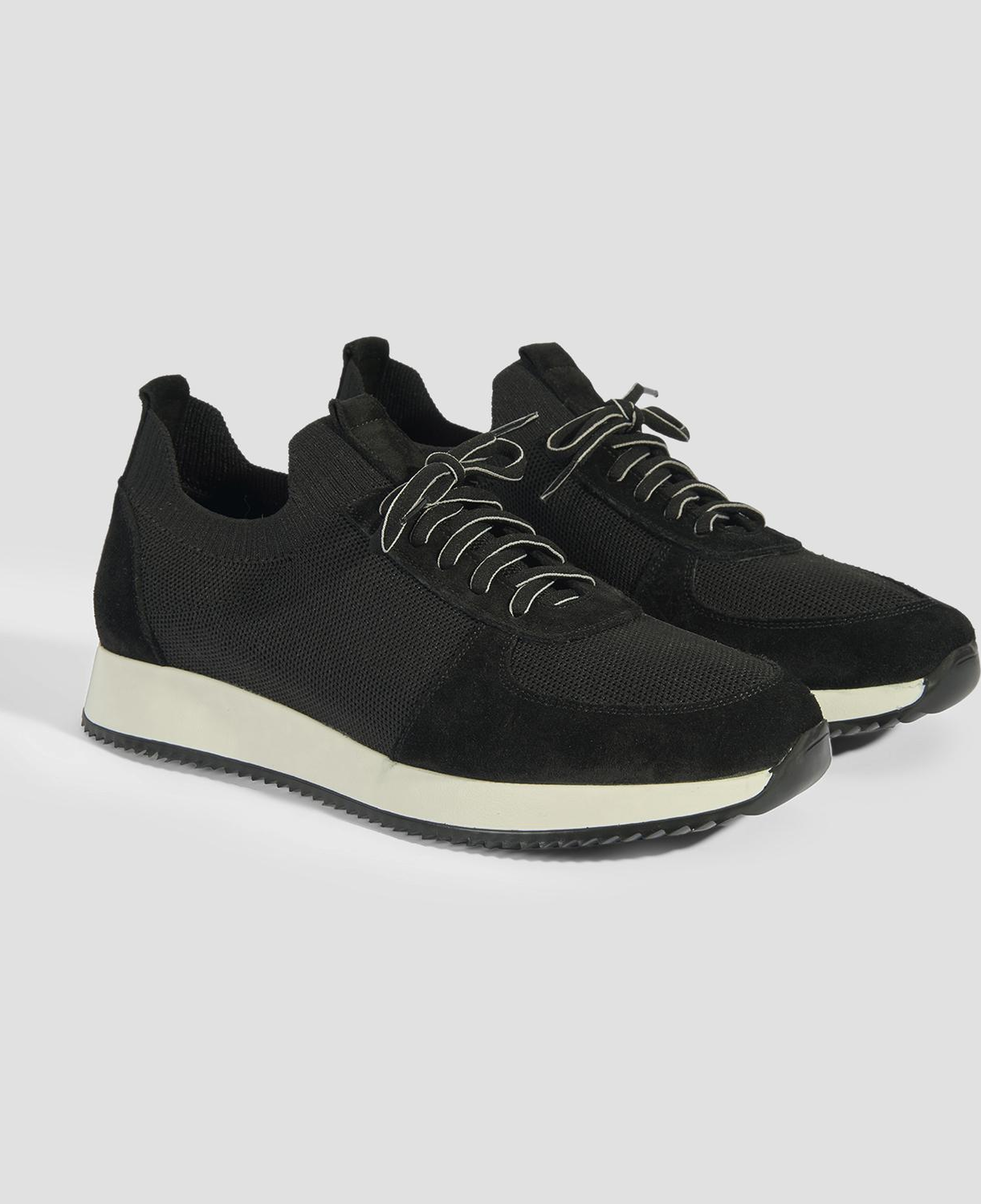 Erkek Siyah Bağcıklı Süet Günlük Ayakkabı