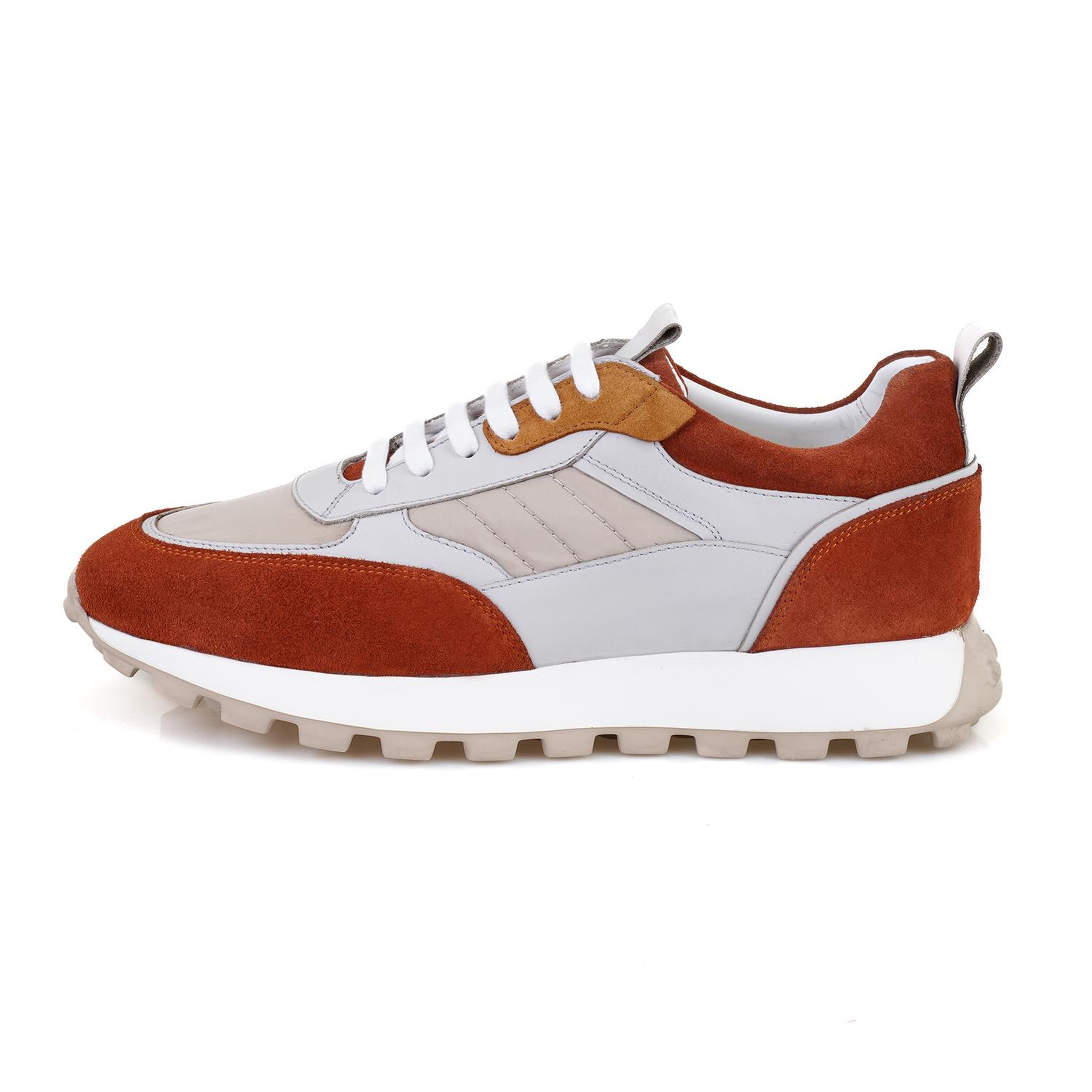 Caspian Kahve Erkek Deri Spor Ayakkabı