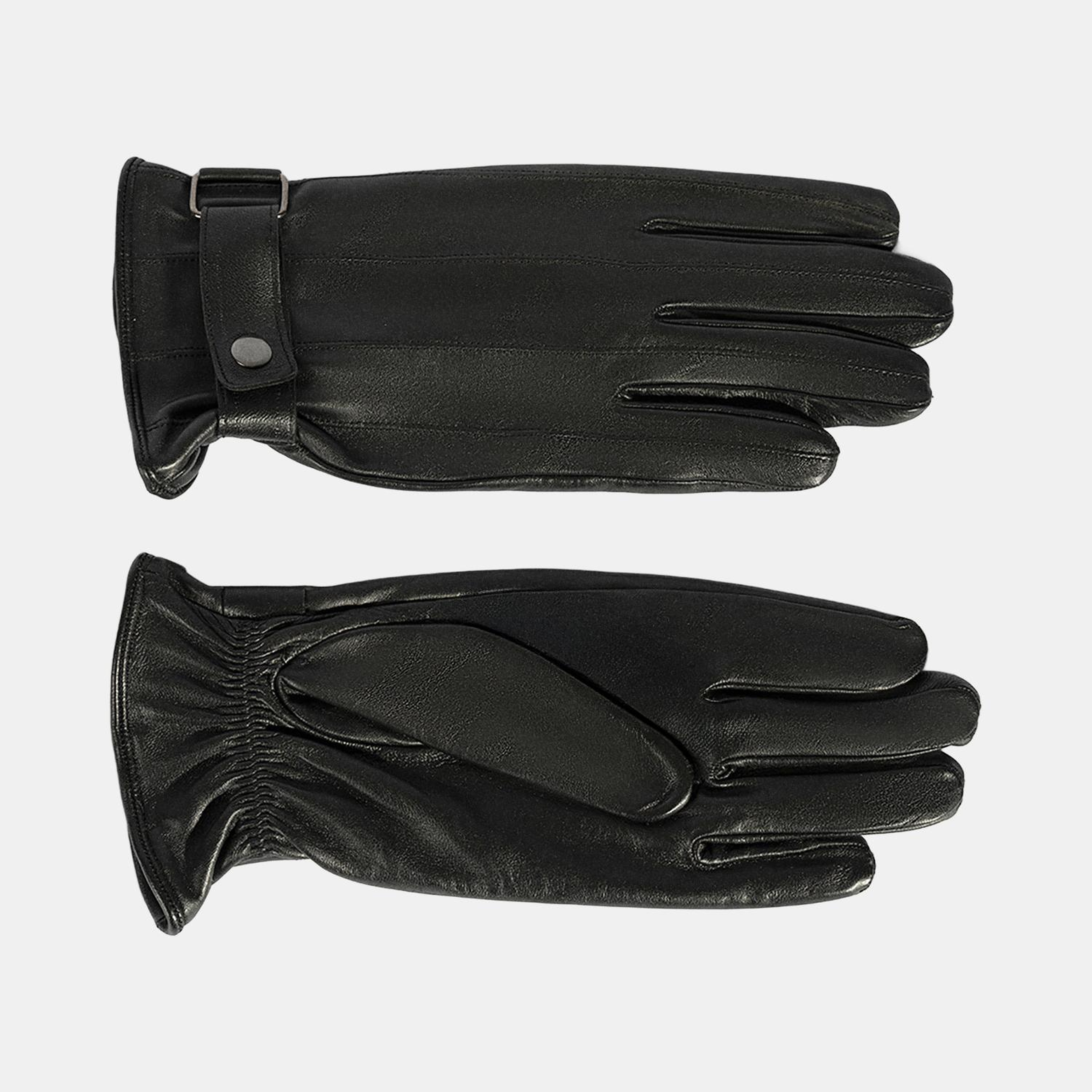 DESA Siyah Tokalı Erkek Deri Eldiven