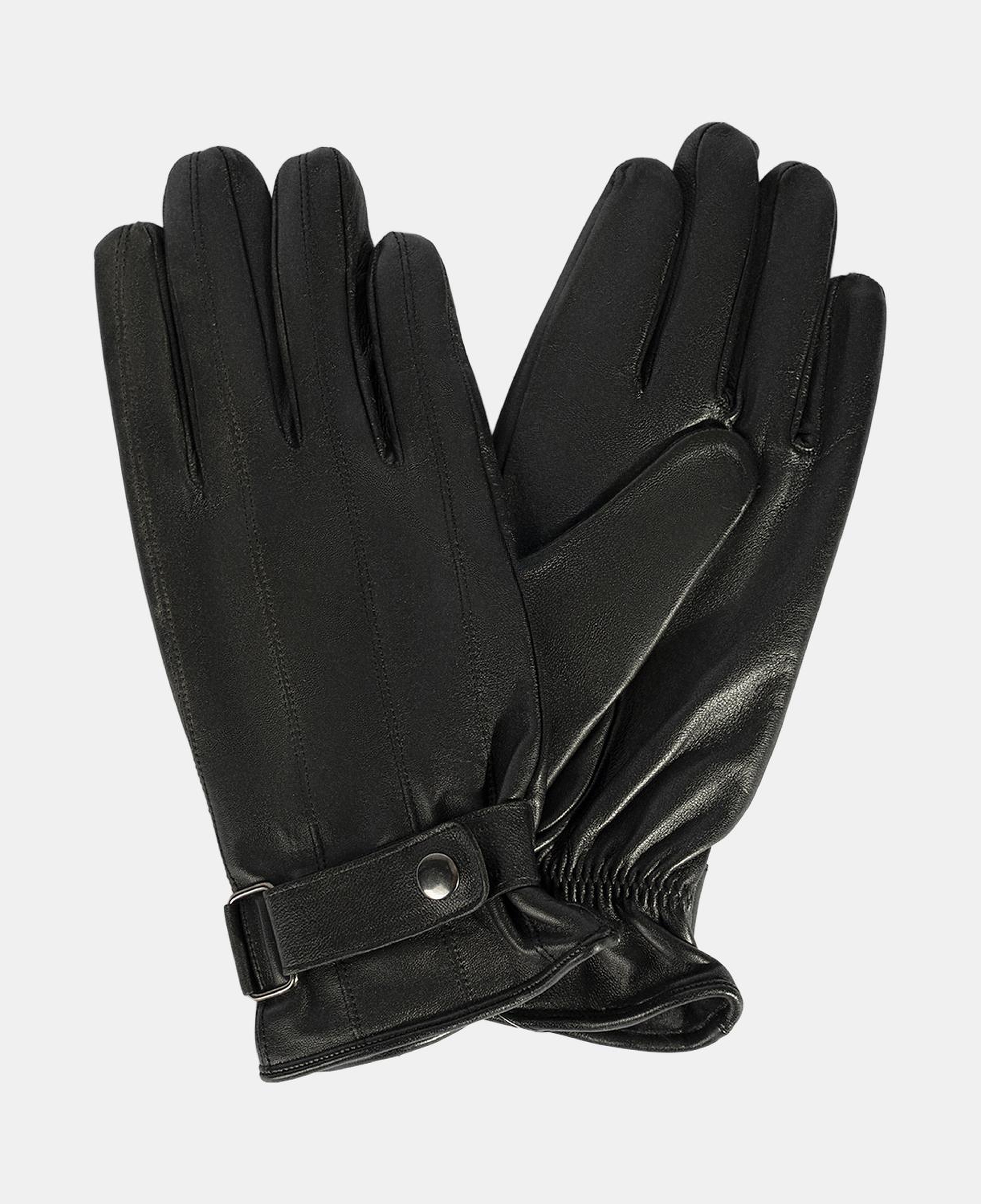 DESA Siyah Tokalı Erkek Deri Eldiven