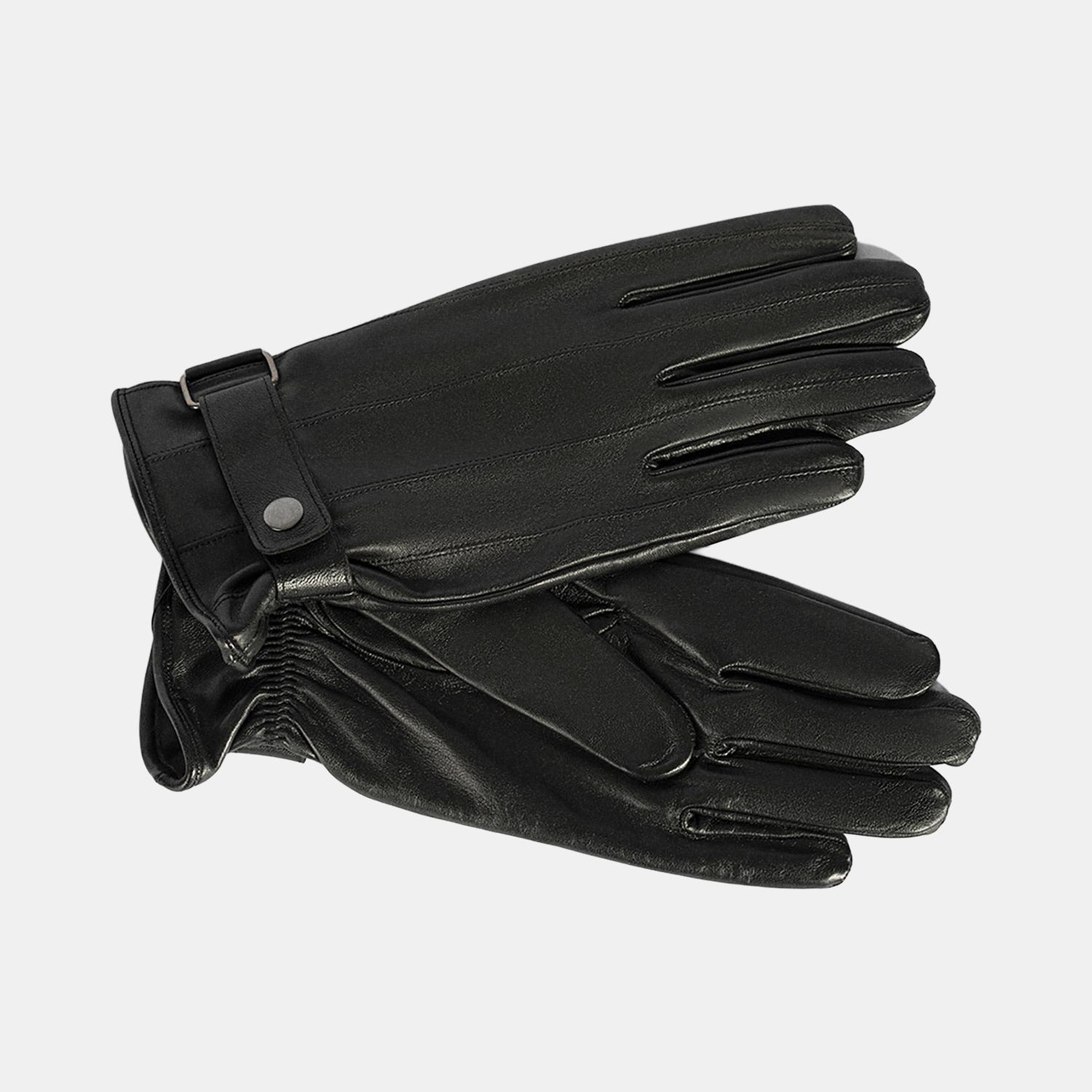 DESA Siyah Tokalı Erkek Deri Eldiven