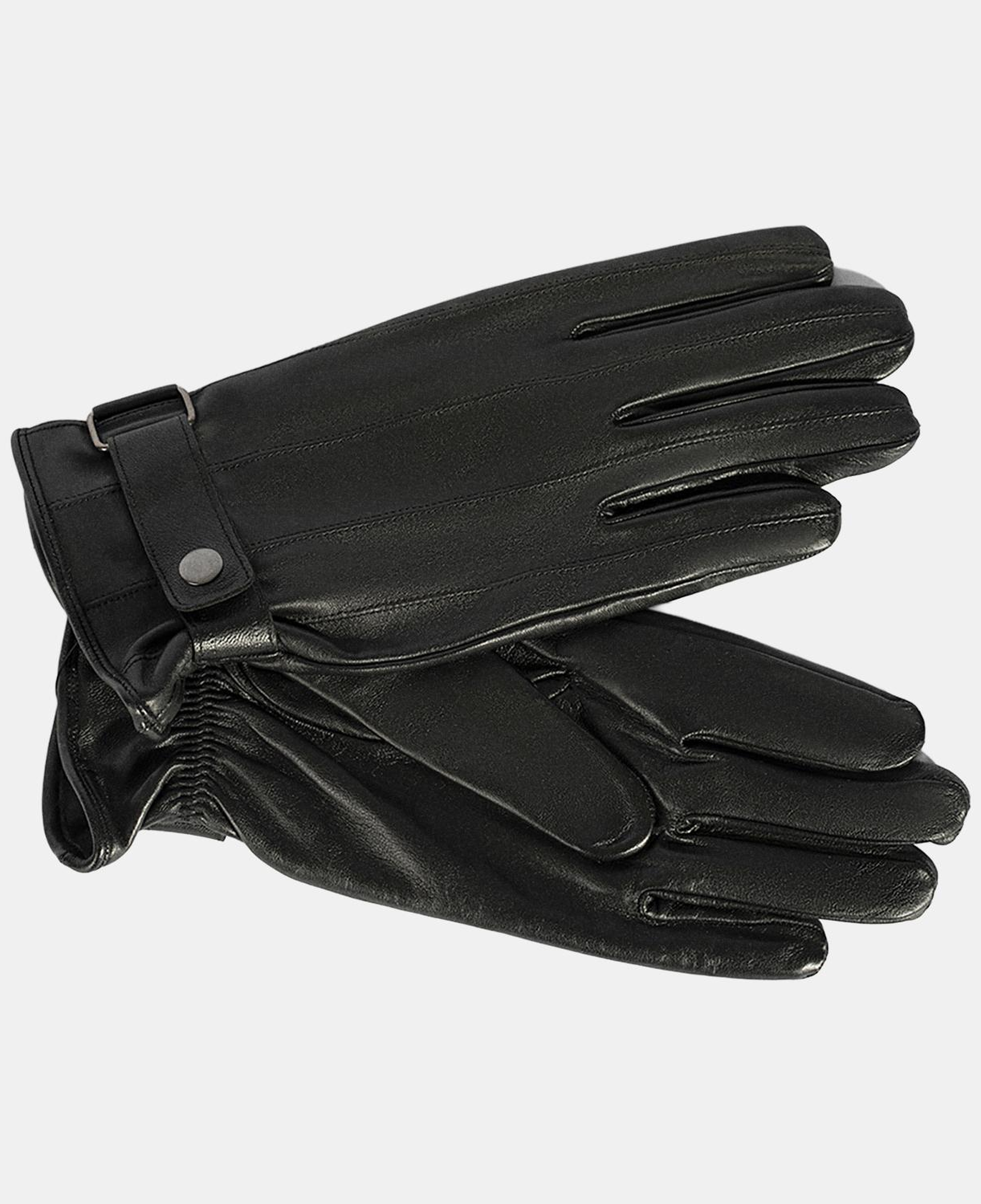 DESA Siyah Tokalı Erkek Deri Eldiven