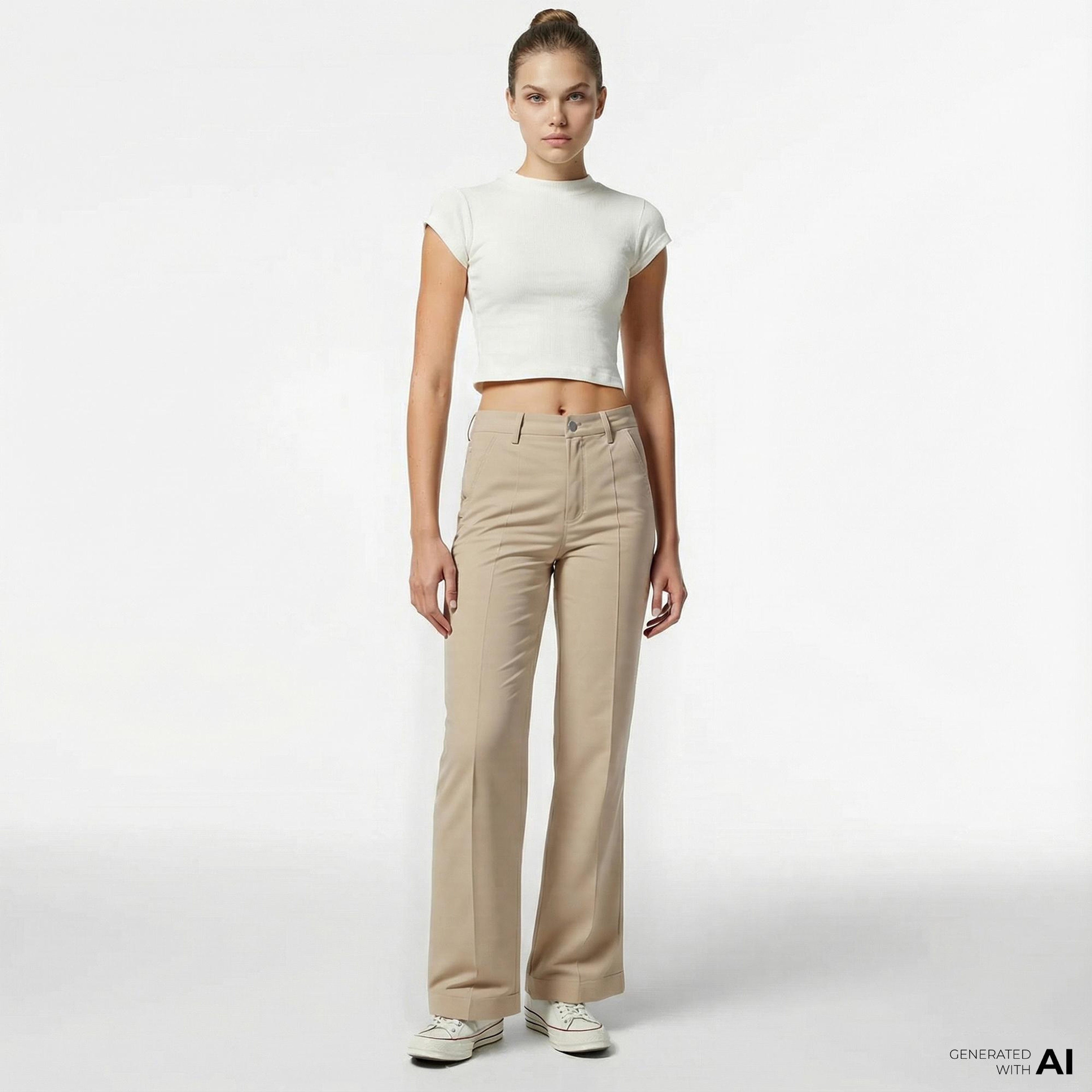 Converse Jenna Kadın Bej Pantolon