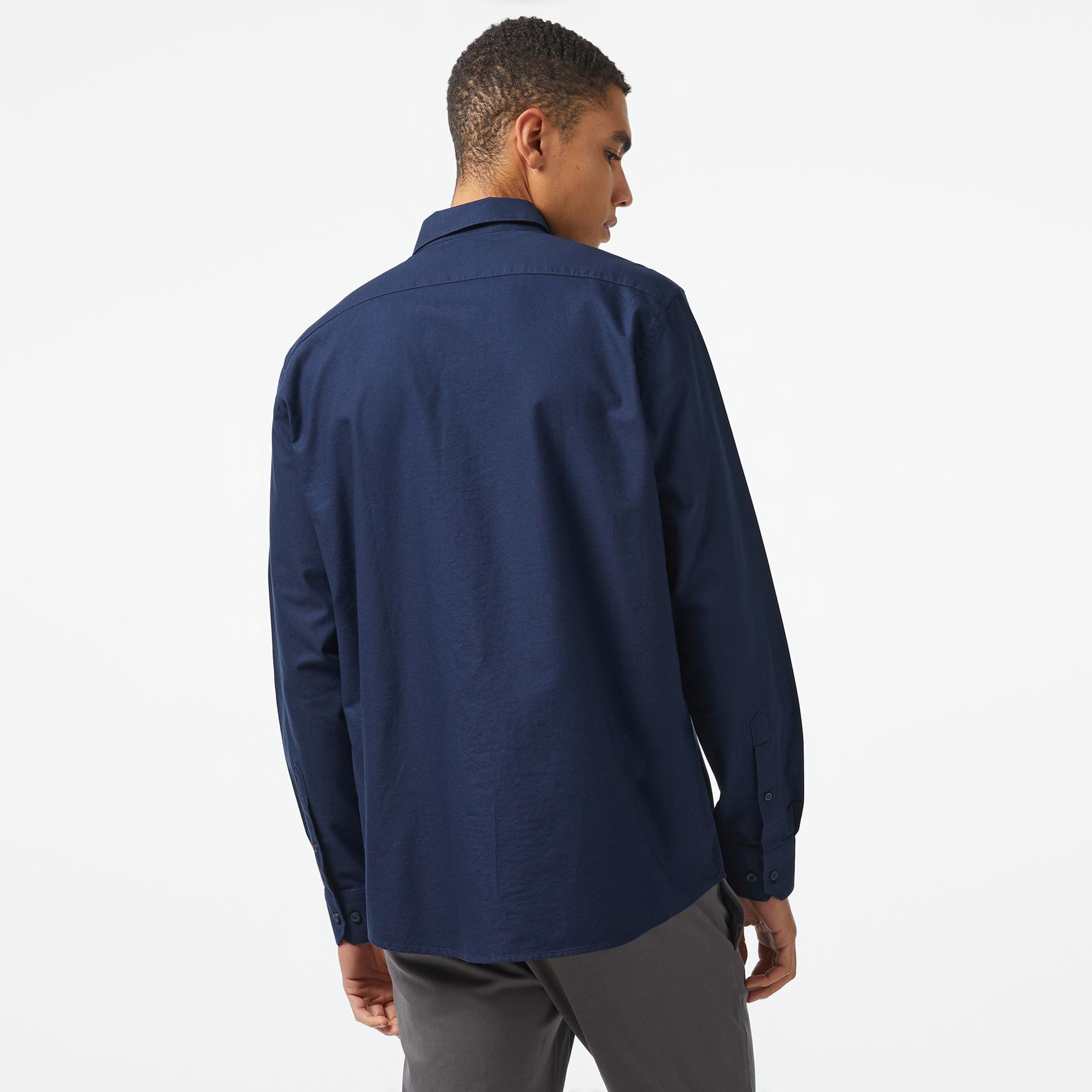 Nautica Erkek Lacivert Classic Fit Gömlek