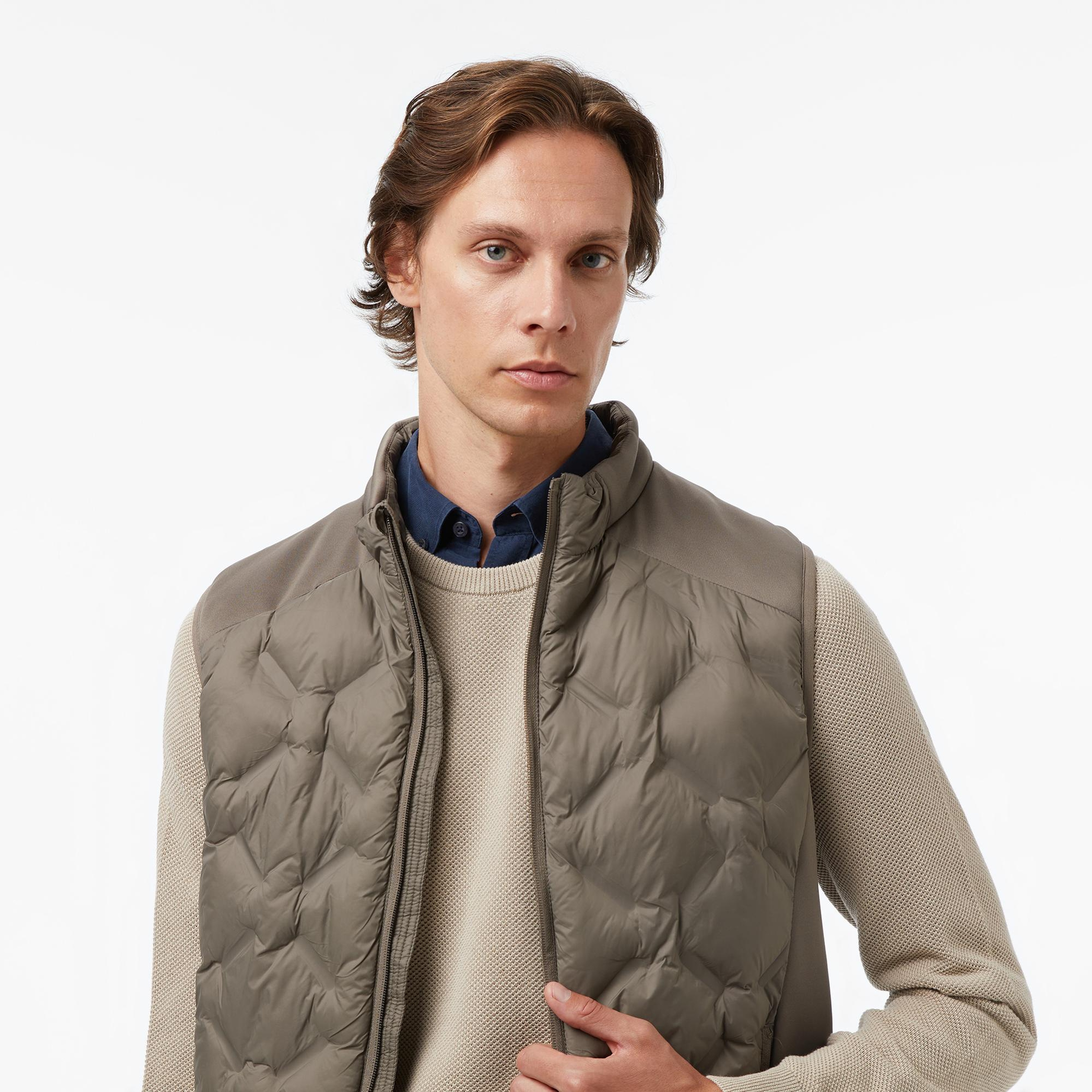 Nautica Erkek Kahverengi Regular Fit Yelek