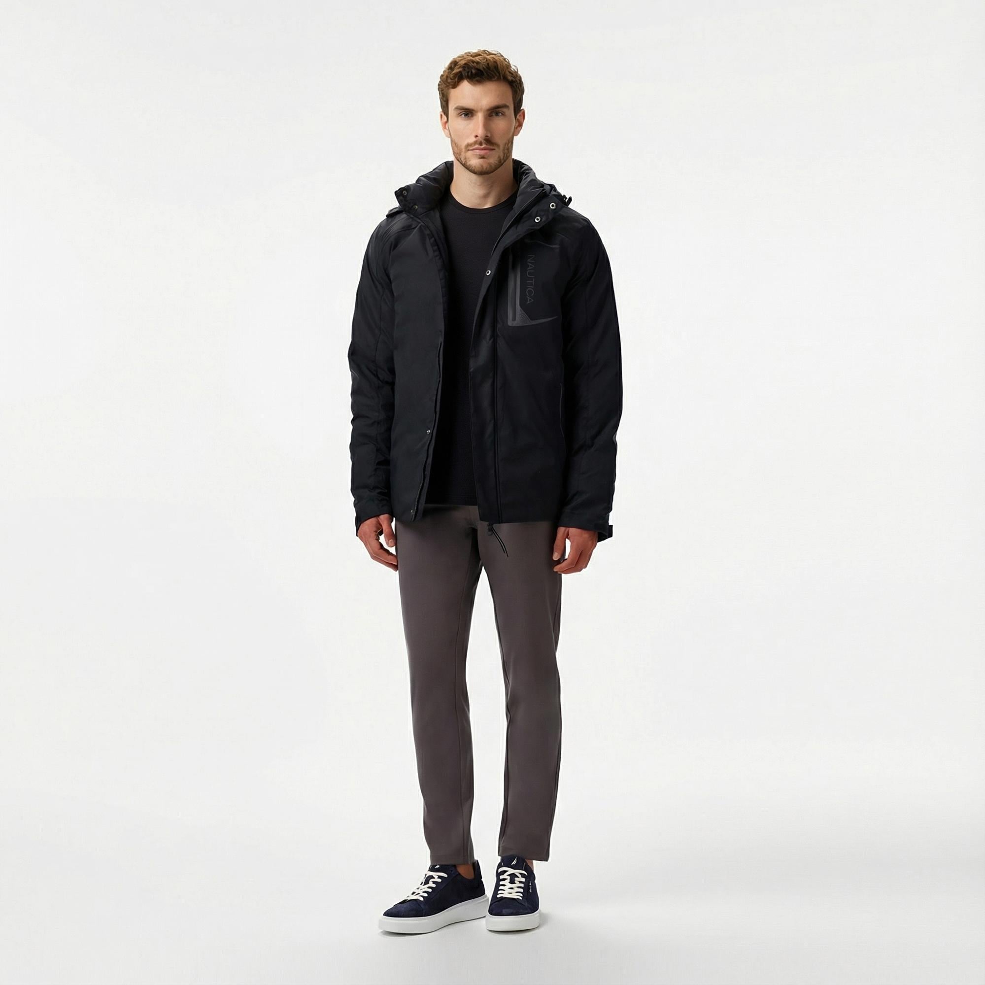 Nautica Erkek Siyah Mont