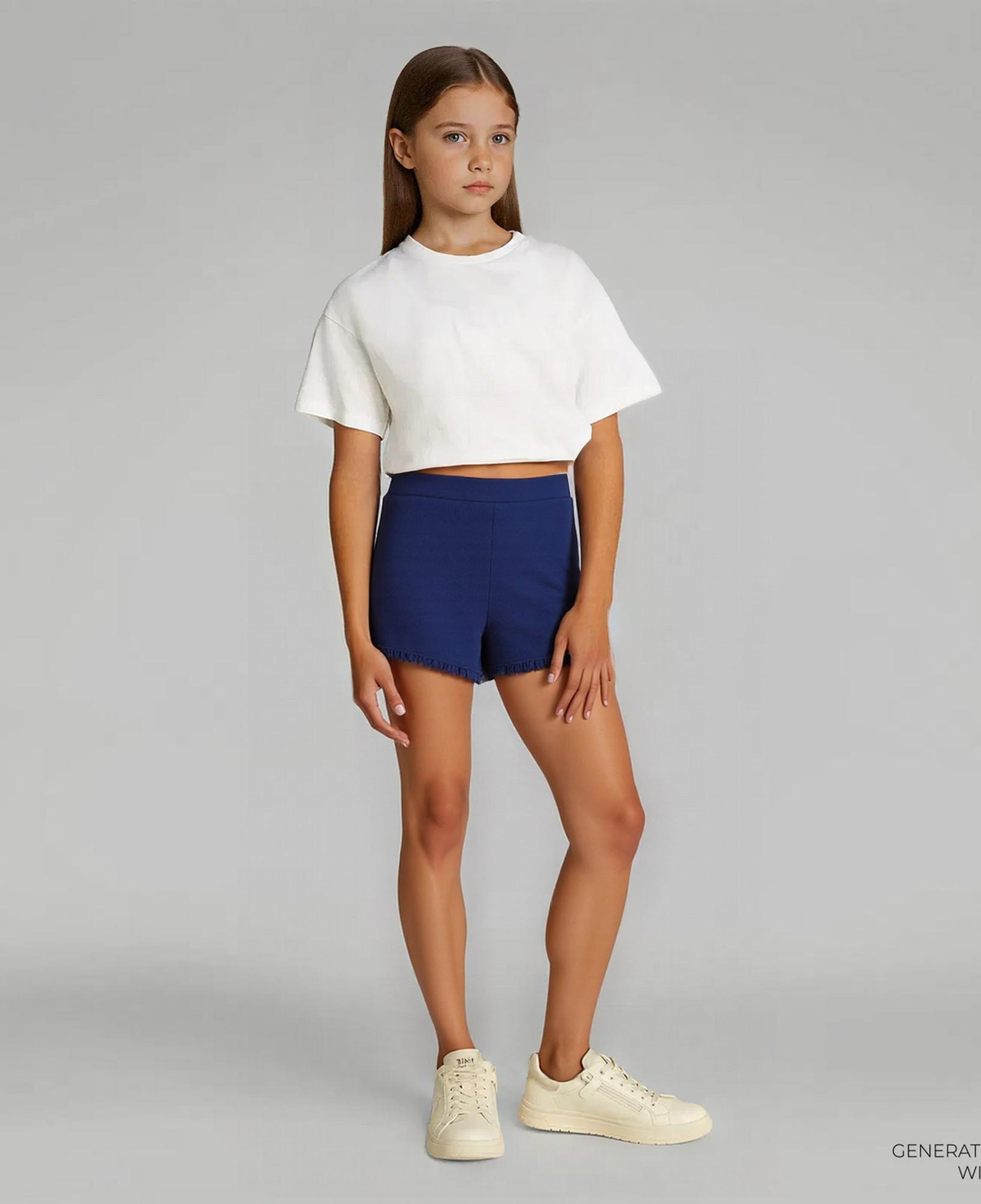 Nautica Kız Çocuk Lacivert Standart Fit Şort