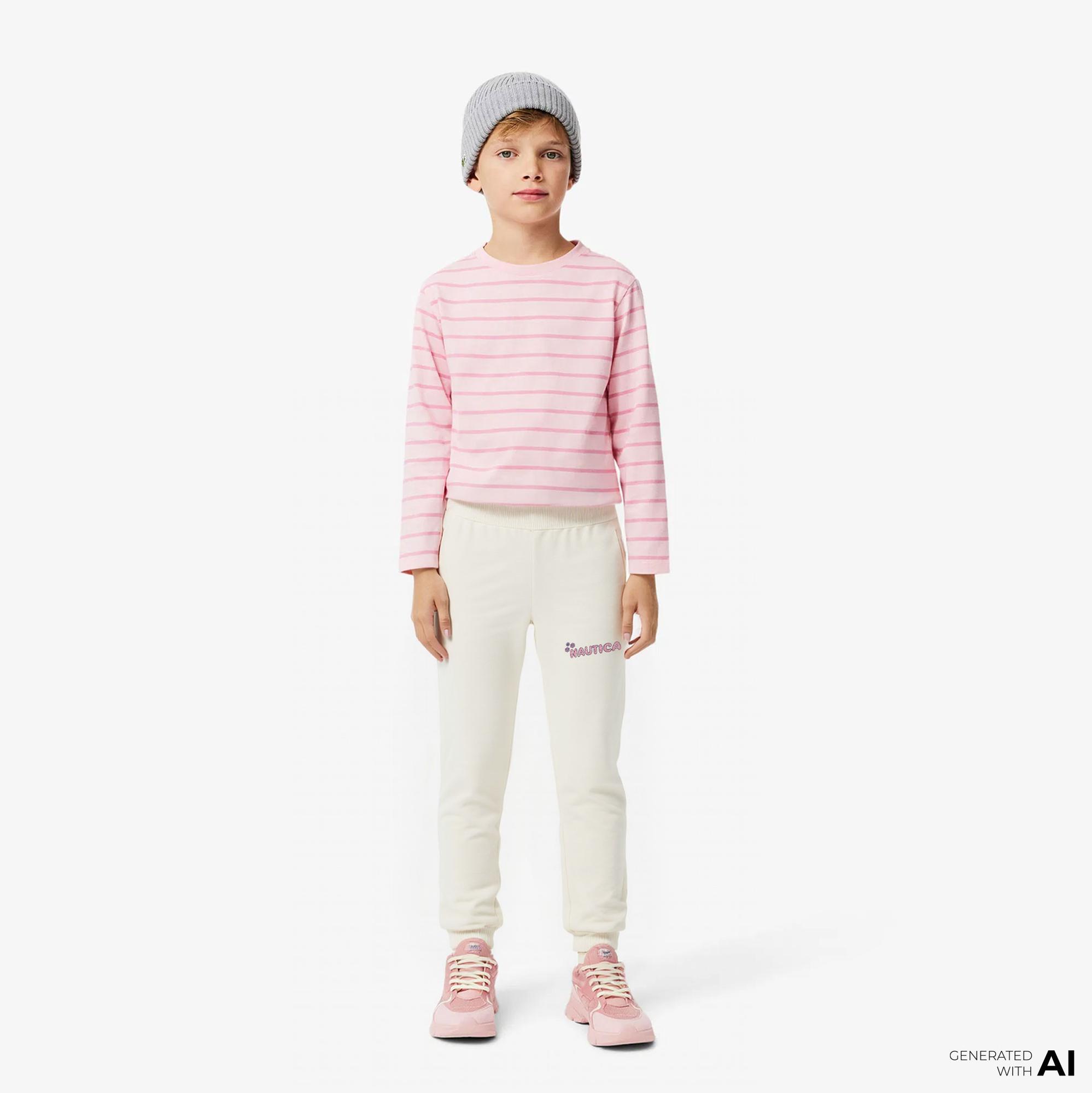 Nautica Kız Çocuk Kırık Beyaz Eşofman Altı