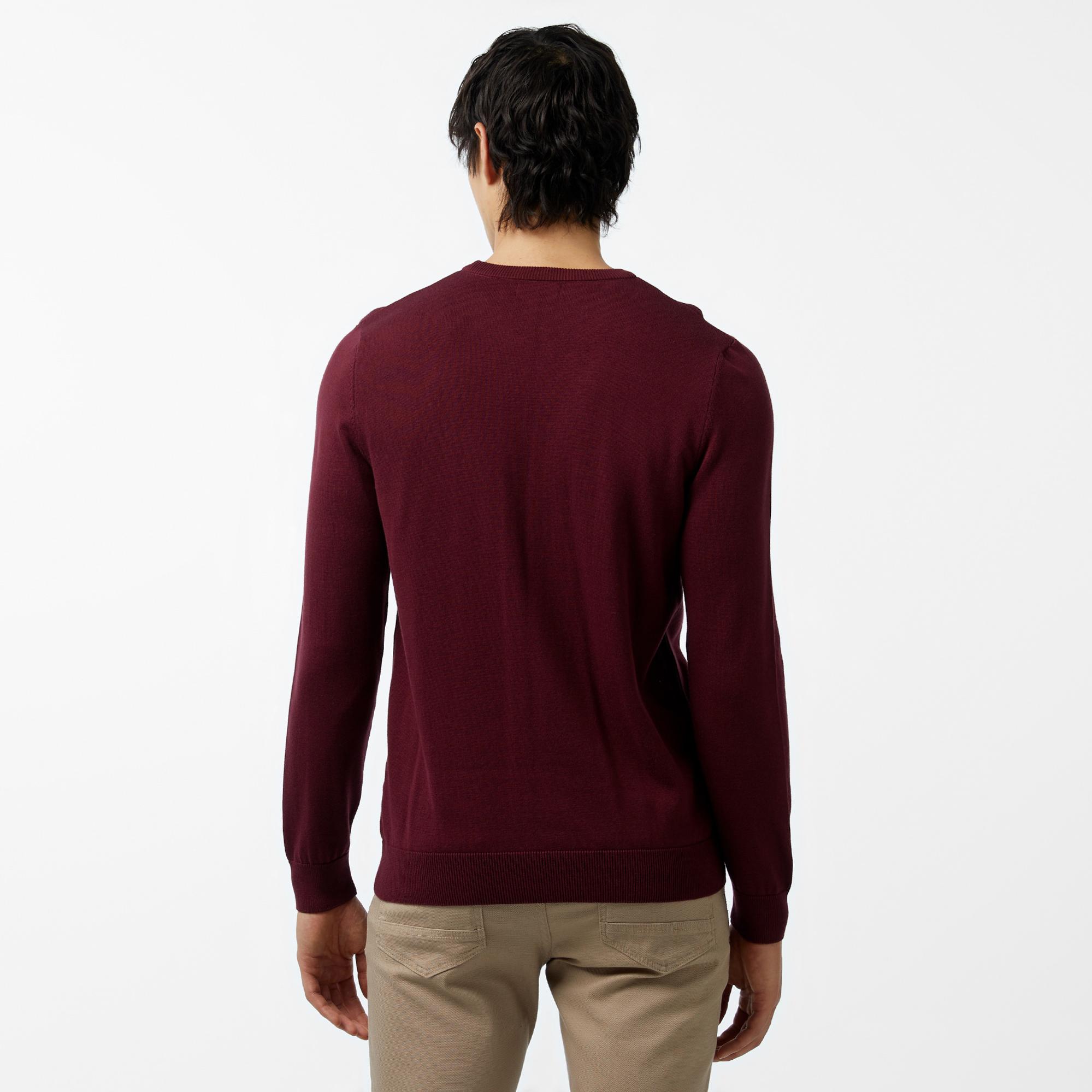 Nautica Erkek Bordo Regular Fit Kazak