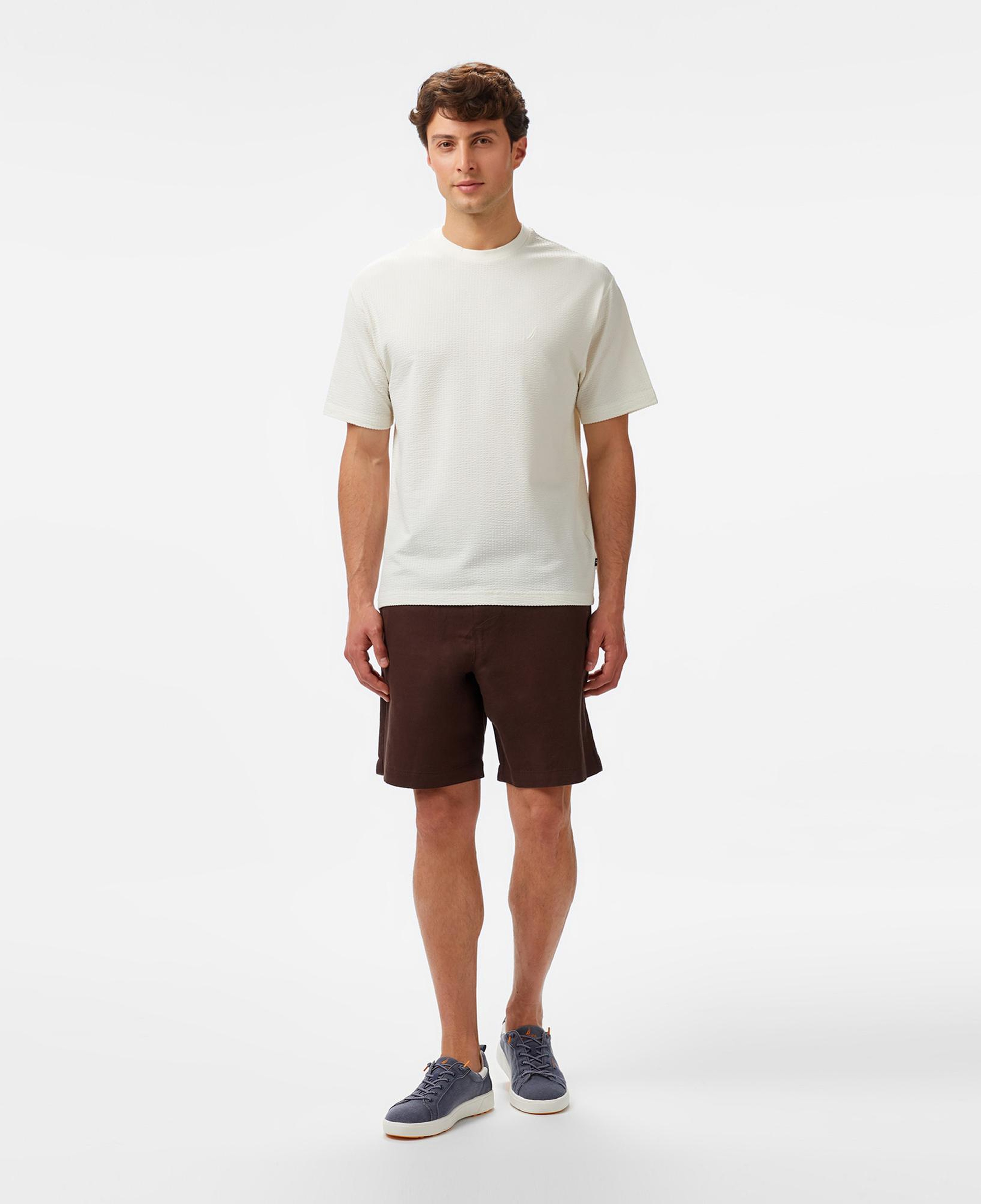 Nautica Erkek Krem Rengi Comfort Fit T-Shirt